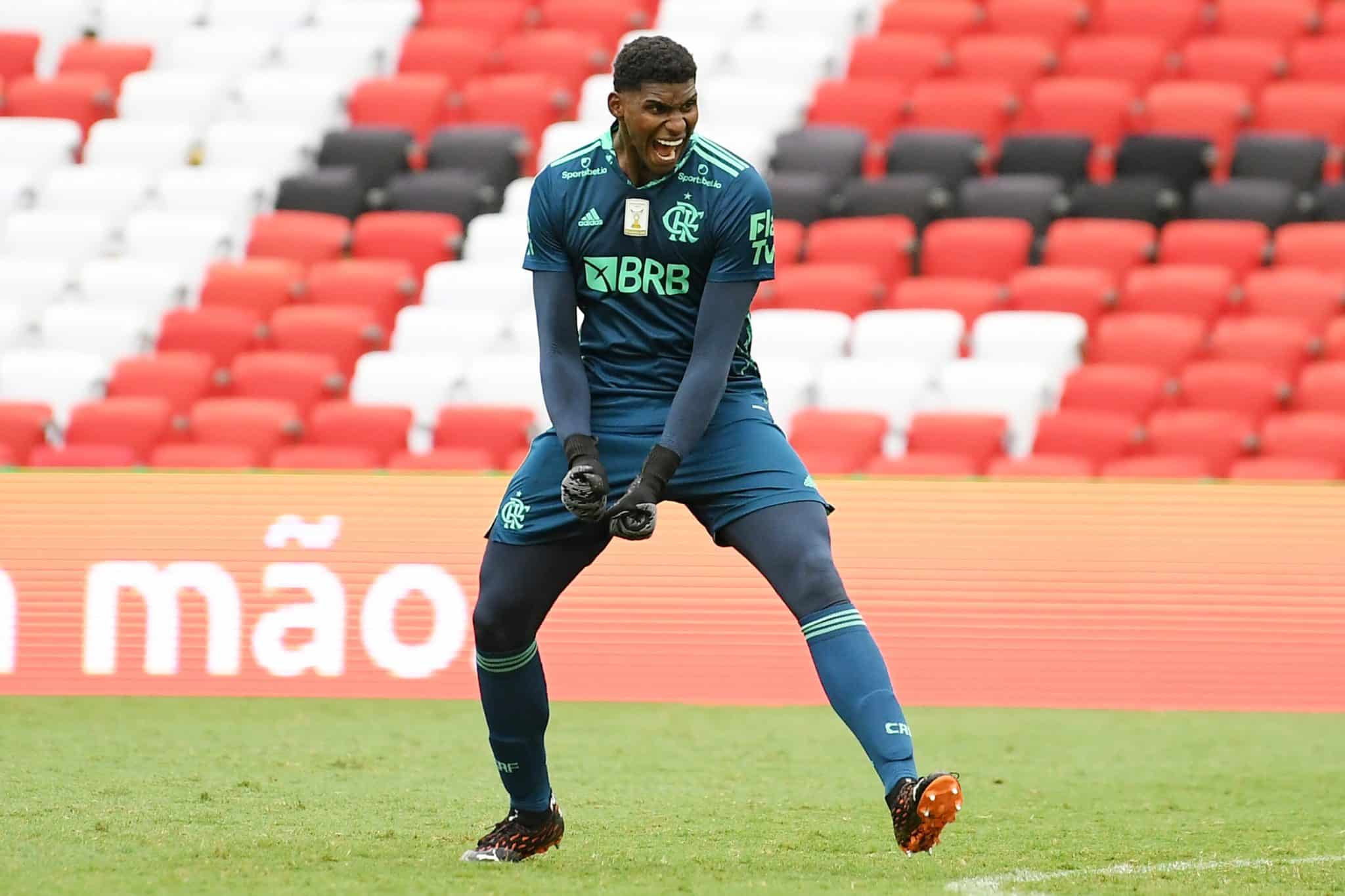 Hugo Souza pelo Flamengo