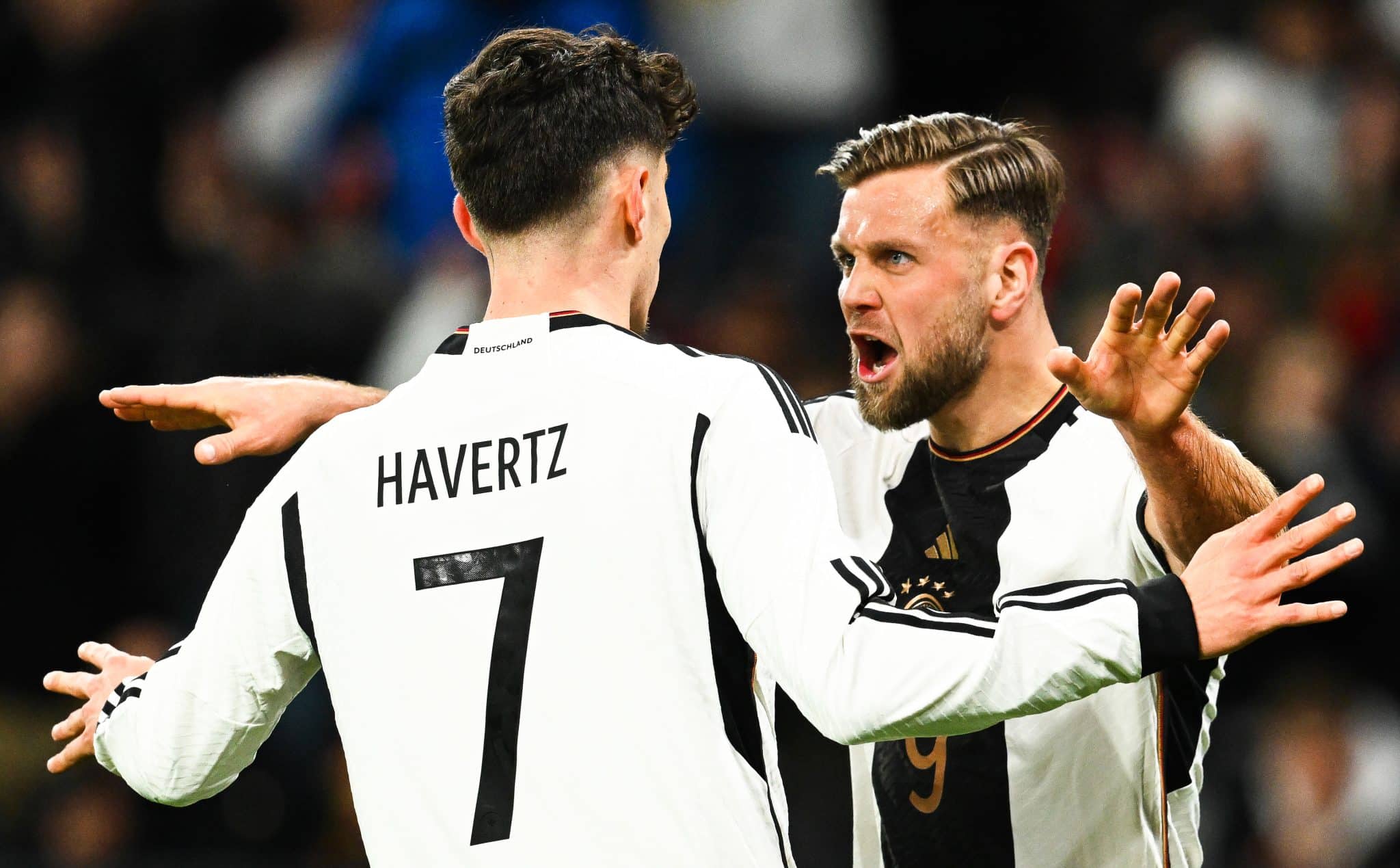 Foto: (IconSport) - Havertz e F&uuml;llkrug pela sele&ccedil;&atilde;o alem&atilde;