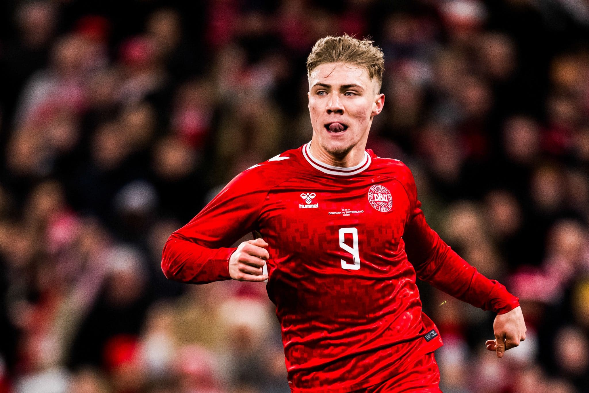 Foto: (IconSport) - Rosmus Hojlund, da Dinamarca