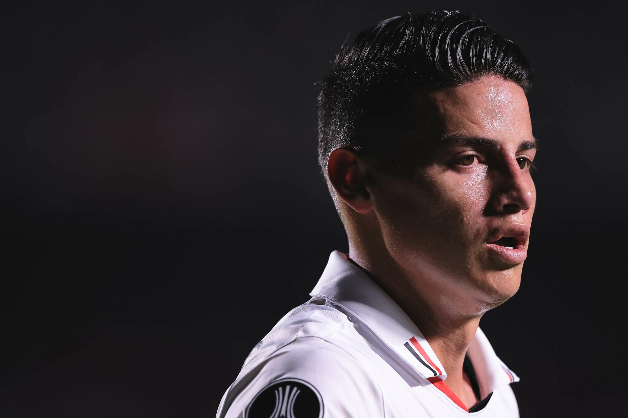 James Rodr&iacute;guez em a&ccedil;&atilde;o pelo S&atilde;o Paulo