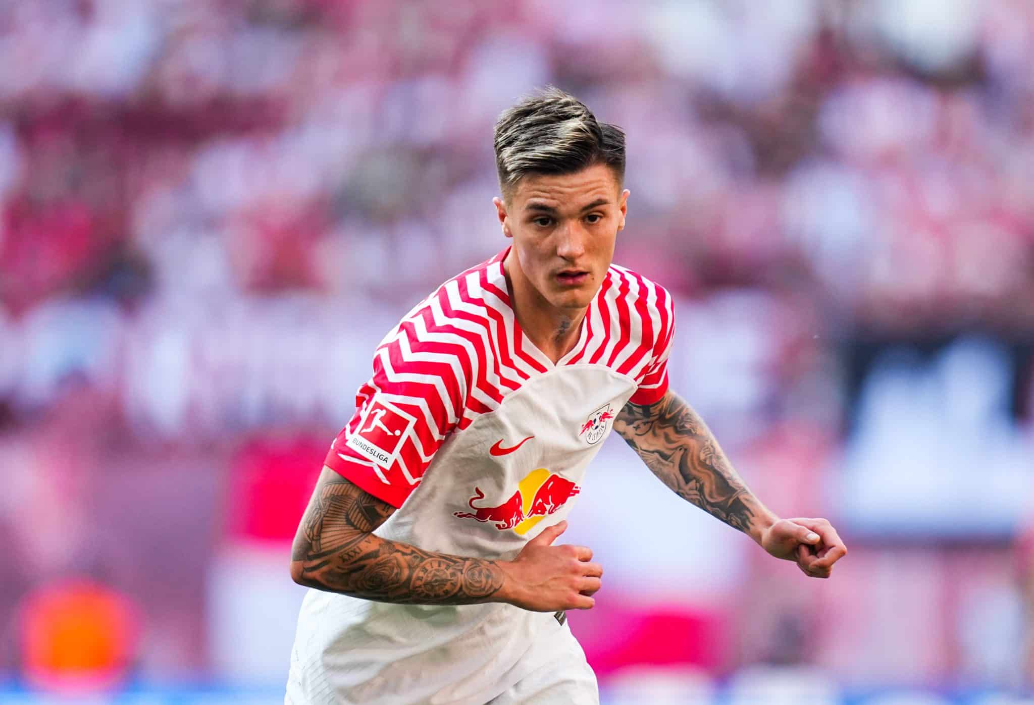 Foto: (IconSport) - Benjamin Sesko tamb&eacute;m interessa ao Chelsea