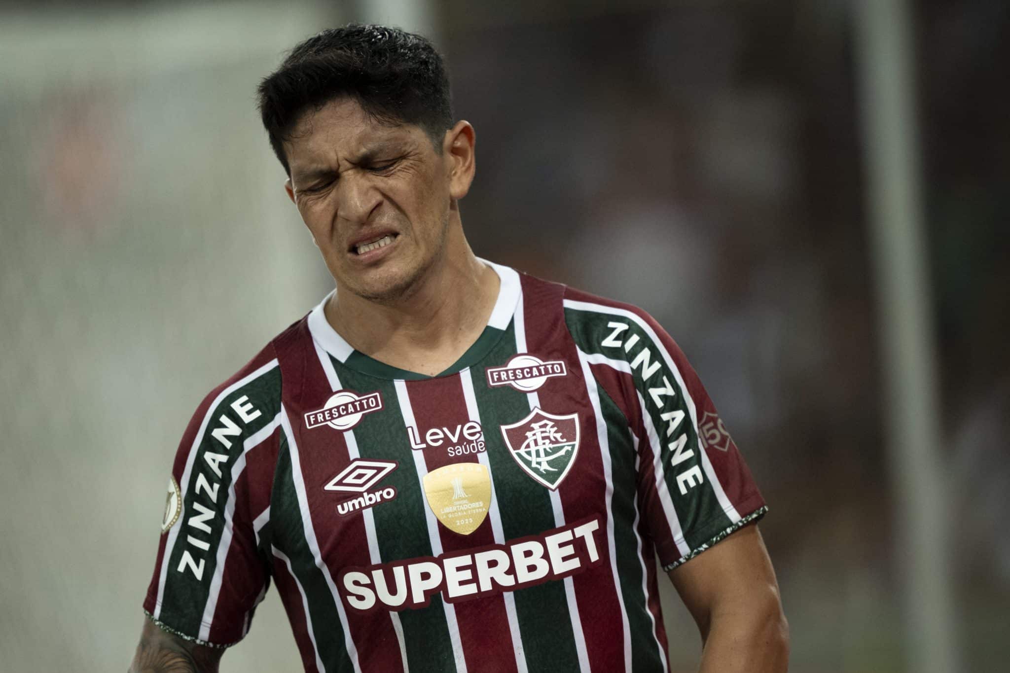 Germ&aacute;n Cano conviveu com fortes dores no Fluminense em 2024 - Foto: Icon sport