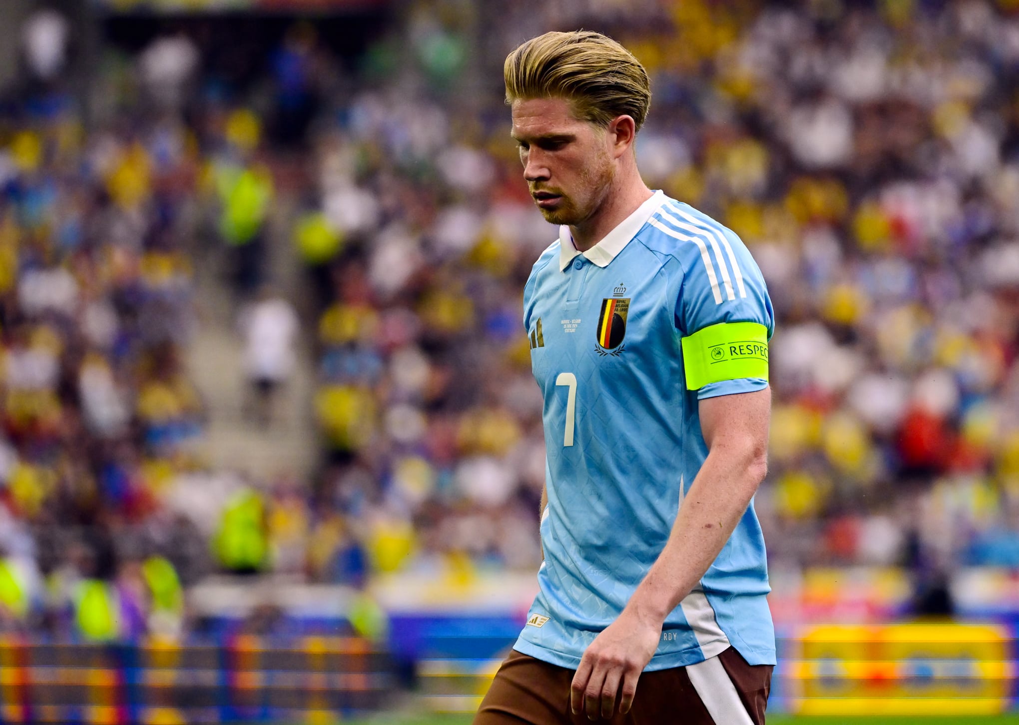 De Bruyne se revolta com atitude da torcida da B&eacute;lgica ap&oacute;s classifica&ccedil;&atilde;o na Euro