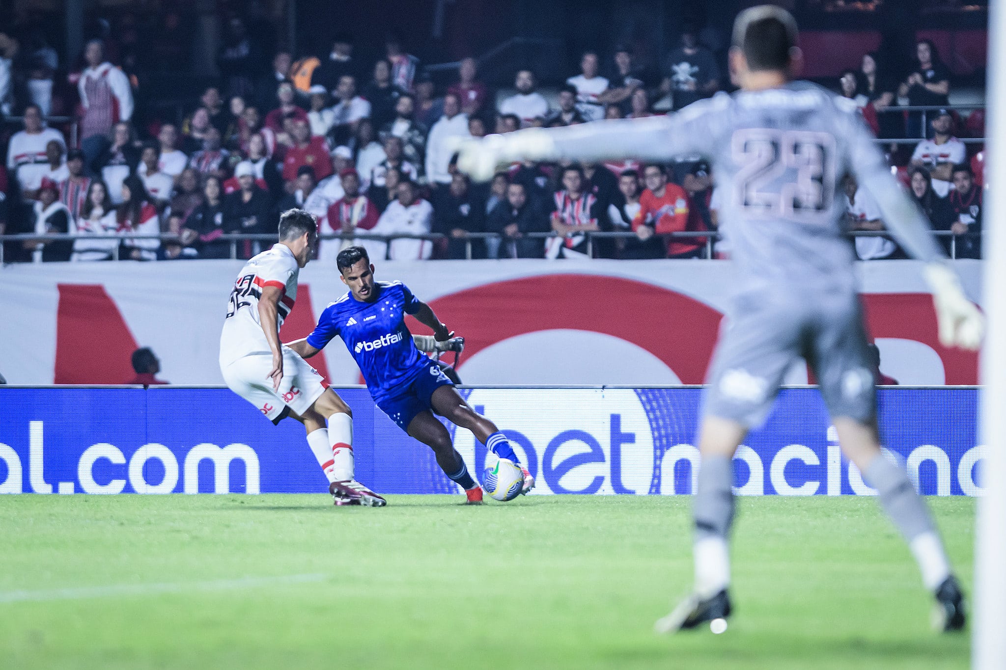 Kaiki fez sua segunda partida pelo Cruzeiro no ano ao ser acionado contra o S&atilde;o Paulo