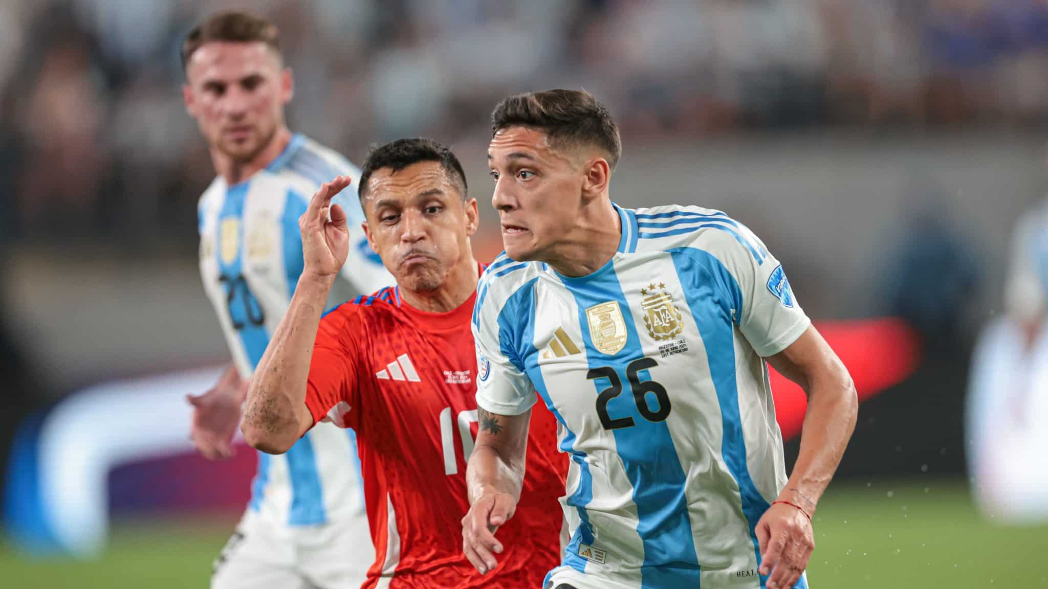 Argentina finalmente apaga mem&oacute;rias ruins de Nova Jersey ao vencer o Chile