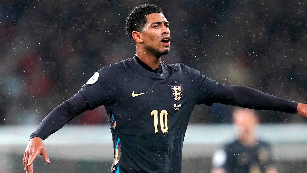 Camisa 10 da Inglaterra na Euro 2024, Bellingham concorre ao pr&ecirc;mio Bola de Ouro da temporada. Foto: Icon Sport