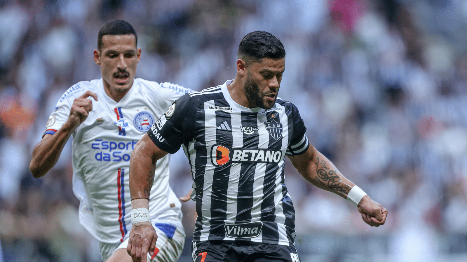 Em duelo t&aacute;tico, Atl&eacute;tico-MG e Bahia anotam gola&ccedil;os, mas apenas empatam