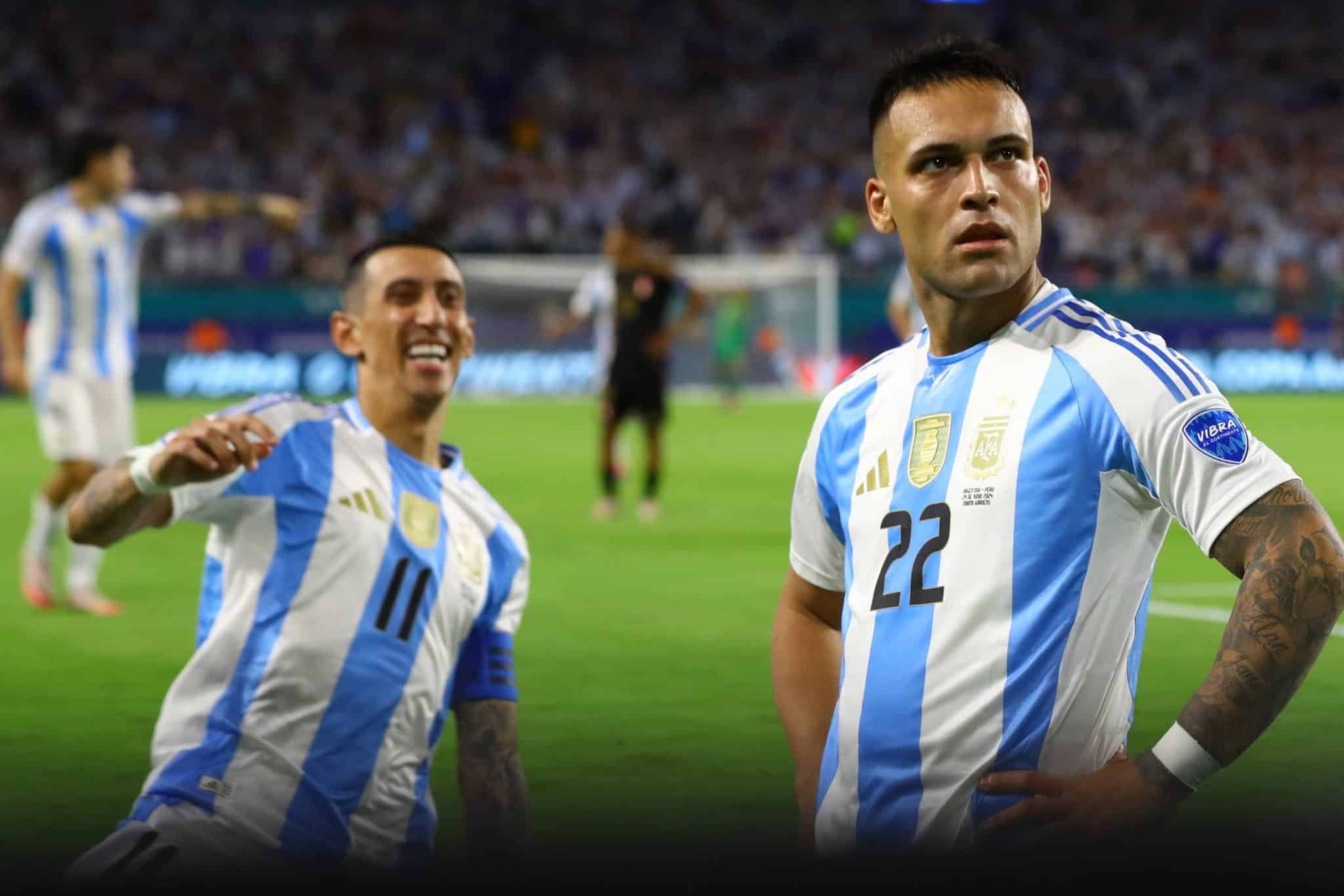 Mesmo sem Messi, Argentina controla Peru e deixa rivais assustados na Copa Am&eacute;rica