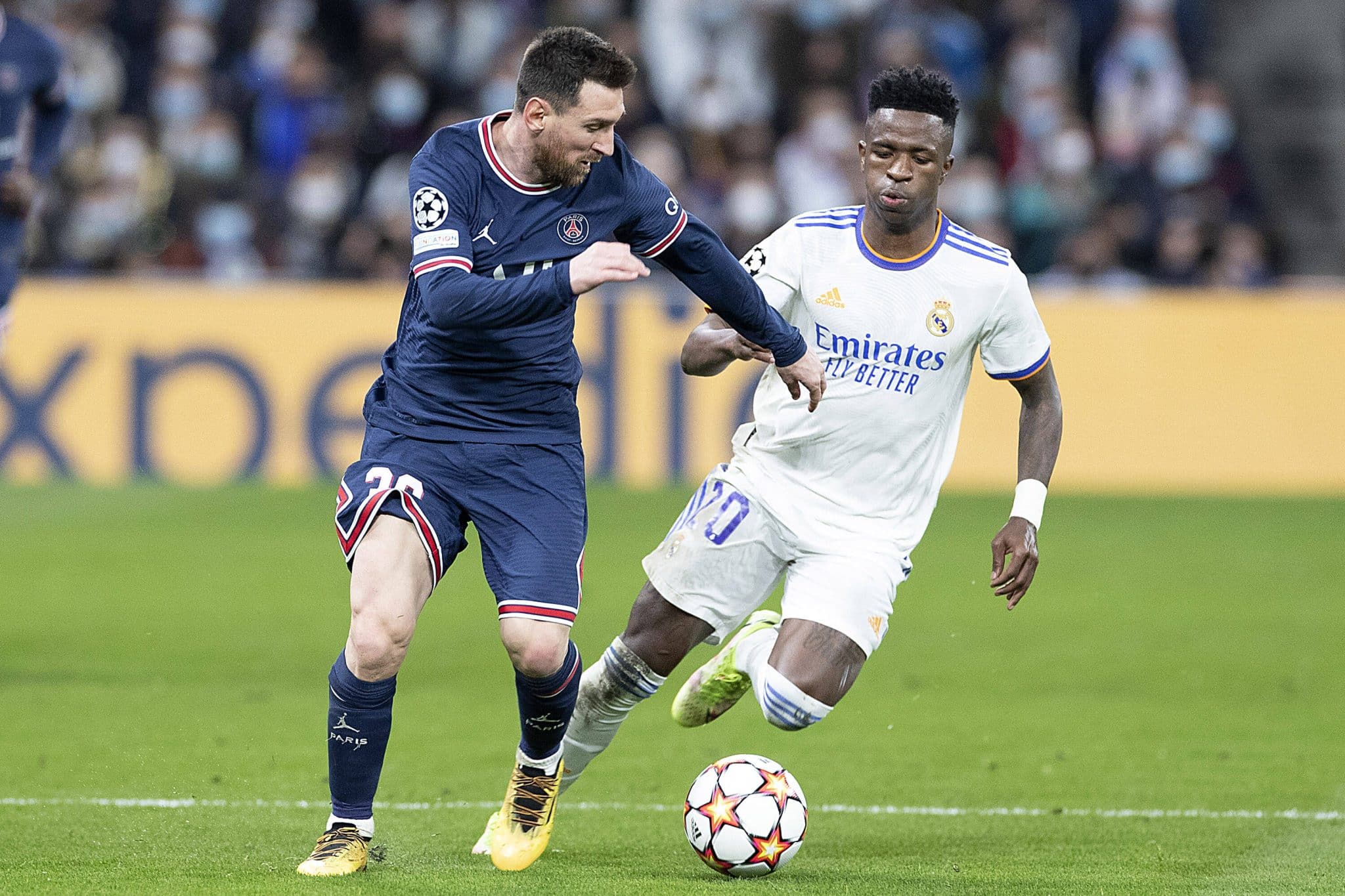 Messi enfrentando o Real Madrid na &eacute;poca de PSG (Foto: IMAGO / Alterphotos)
