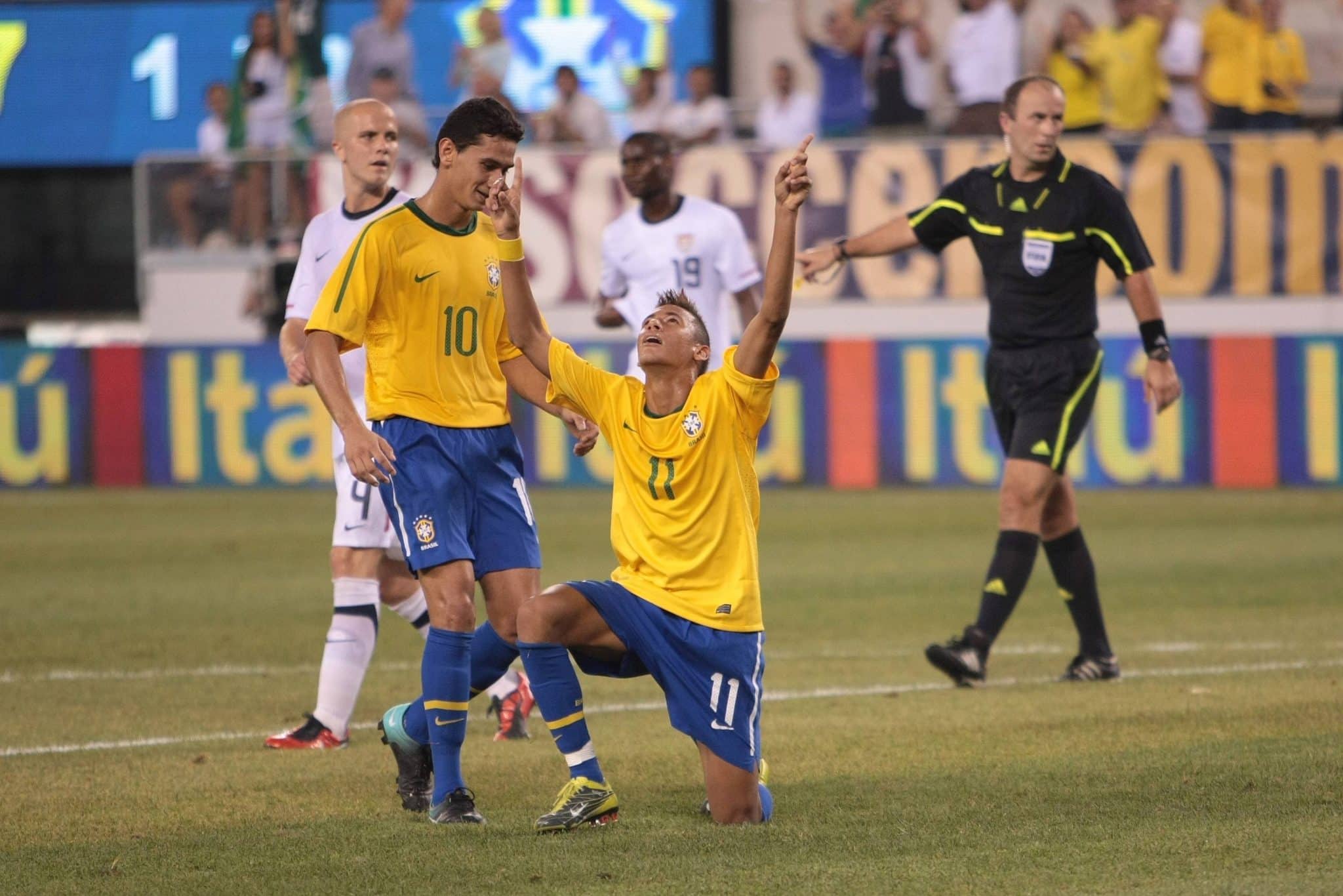 Estreia de Neymar, Bebeto e final insana: as vit&oacute;rias marcantes do Brasil&nbsp;sobre&nbsp;os&nbsp;EUA