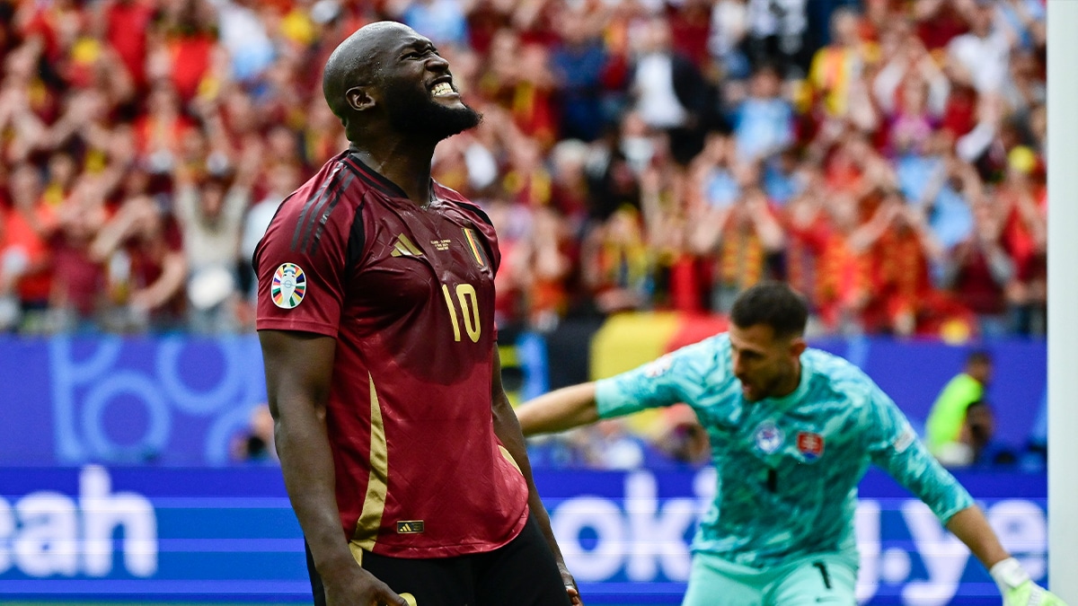 Lukaku viu o VAR anular dois gols em sua estreia na Euro 2024. Foto: Icon Sport