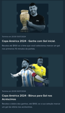 Promo&ccedil;&atilde;o da Copa Am&eacute;rica na Stake