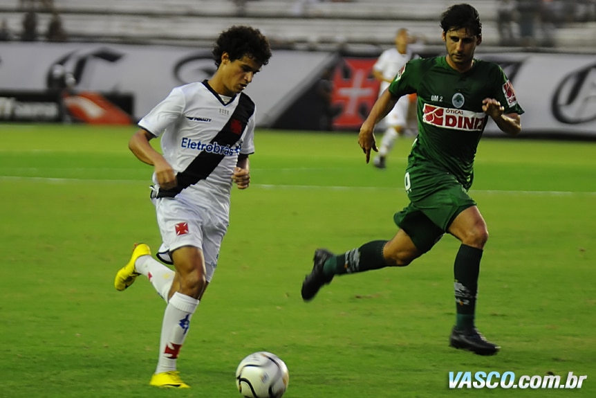 Coutinho deixou o Vasco com apenas 43 jogos como profissional do clube (Foto: Divulga&ccedil;&atilde;o/Vasco)