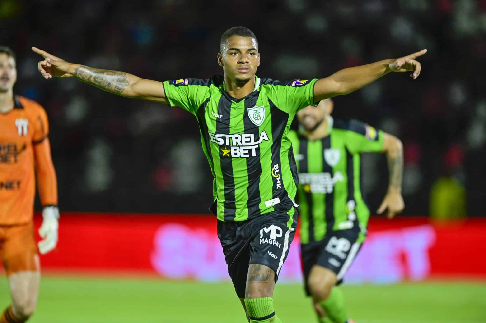 O jovem Renato Marques, atacante do Am&eacute;rica-MG