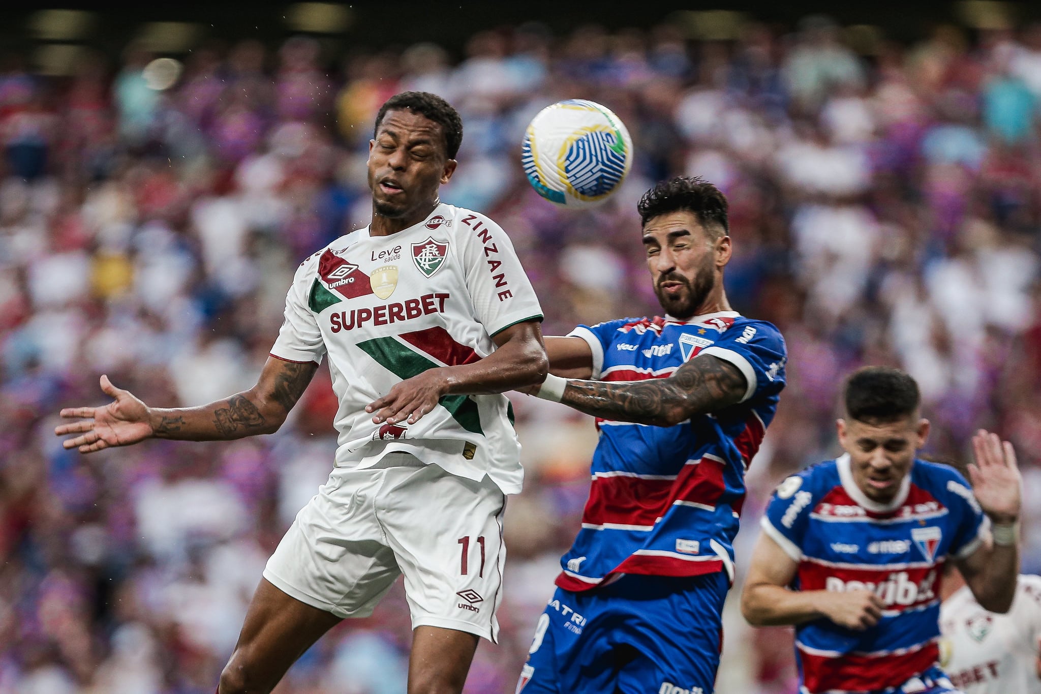 Fluminense perdeu para o Fortaleza e alcan&ccedil;ou pior sequ&ecirc;ncia de um time carioca no Brasileir&atilde;o - Foto: LUCAS MER&Ccedil;ON / FLUMINENSE FC