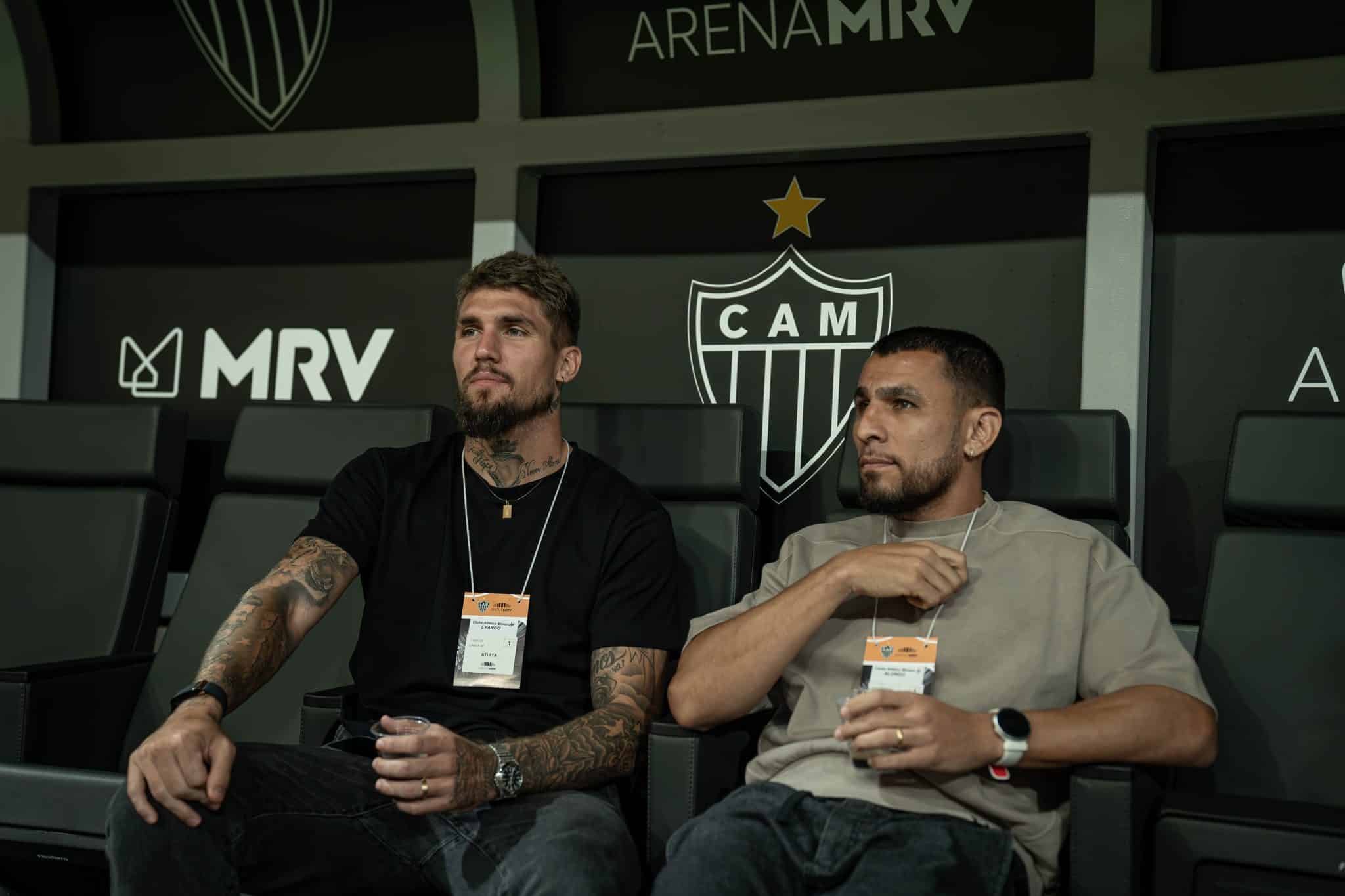 Lyanco e Junior Alonso, do Atl&eacute;tico-MG