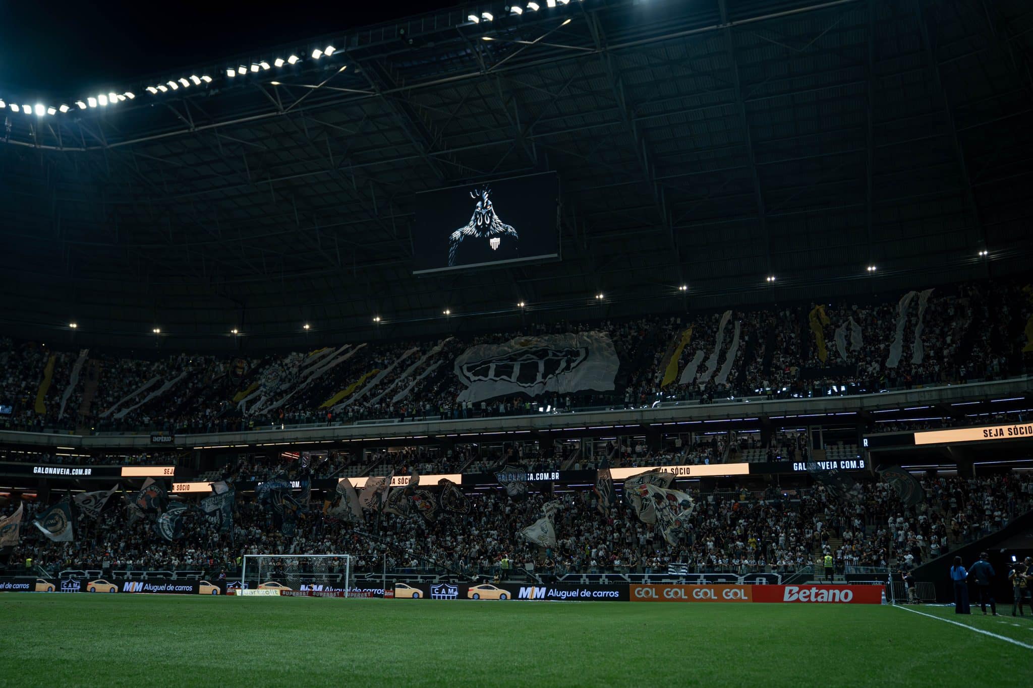 Torcida do Atl&eacute;tico-MG na Arena MRV