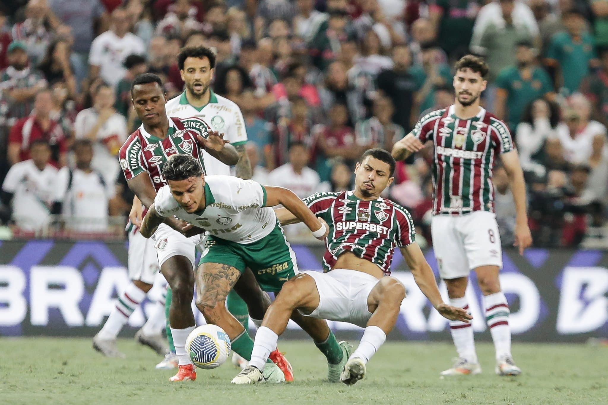Aproveitamento do Fluminense no Brasileir&atilde;o sobe com Andr&eacute; em campo - Foto: LUCAS MER&Ccedil;ON / FLUMINENSE F.C.