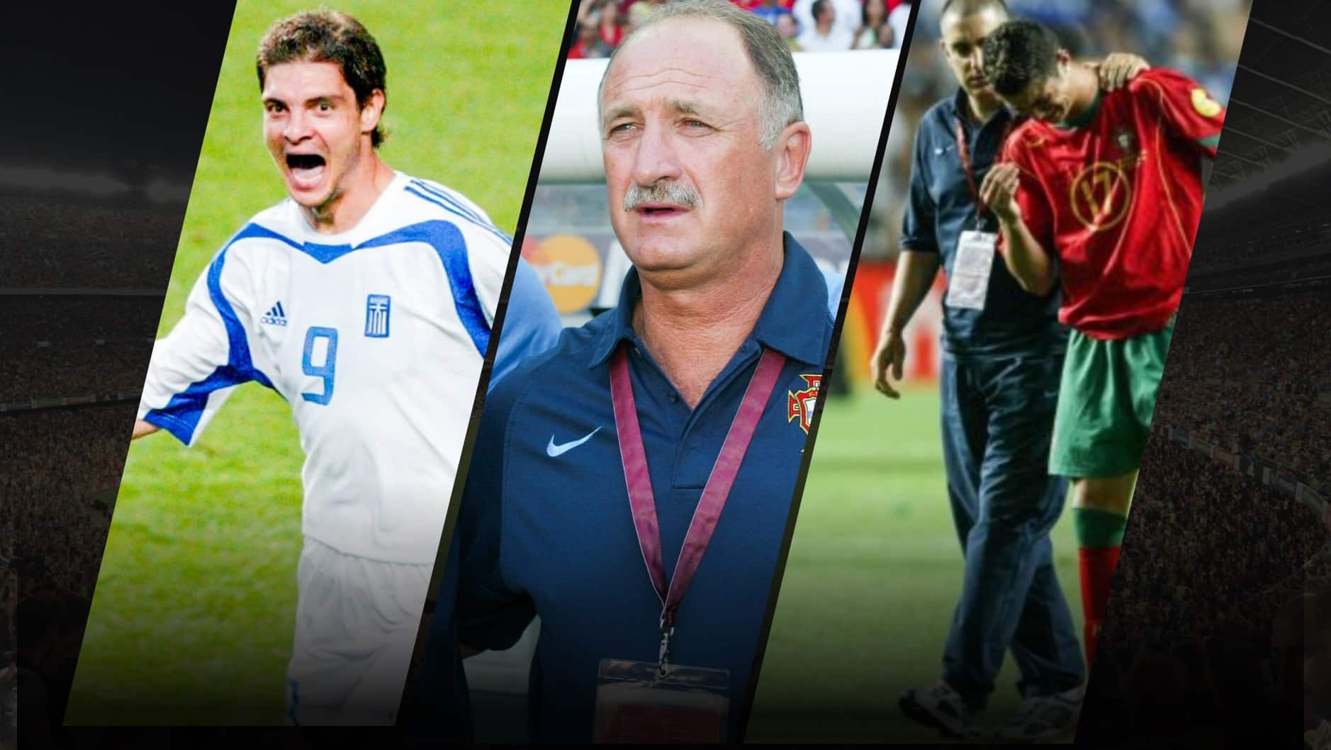 Euro 2004: Felip&atilde;o, Cristiano Ronaldo, Charisteas e o maior presente de grego da hist&oacute;ria do futebol