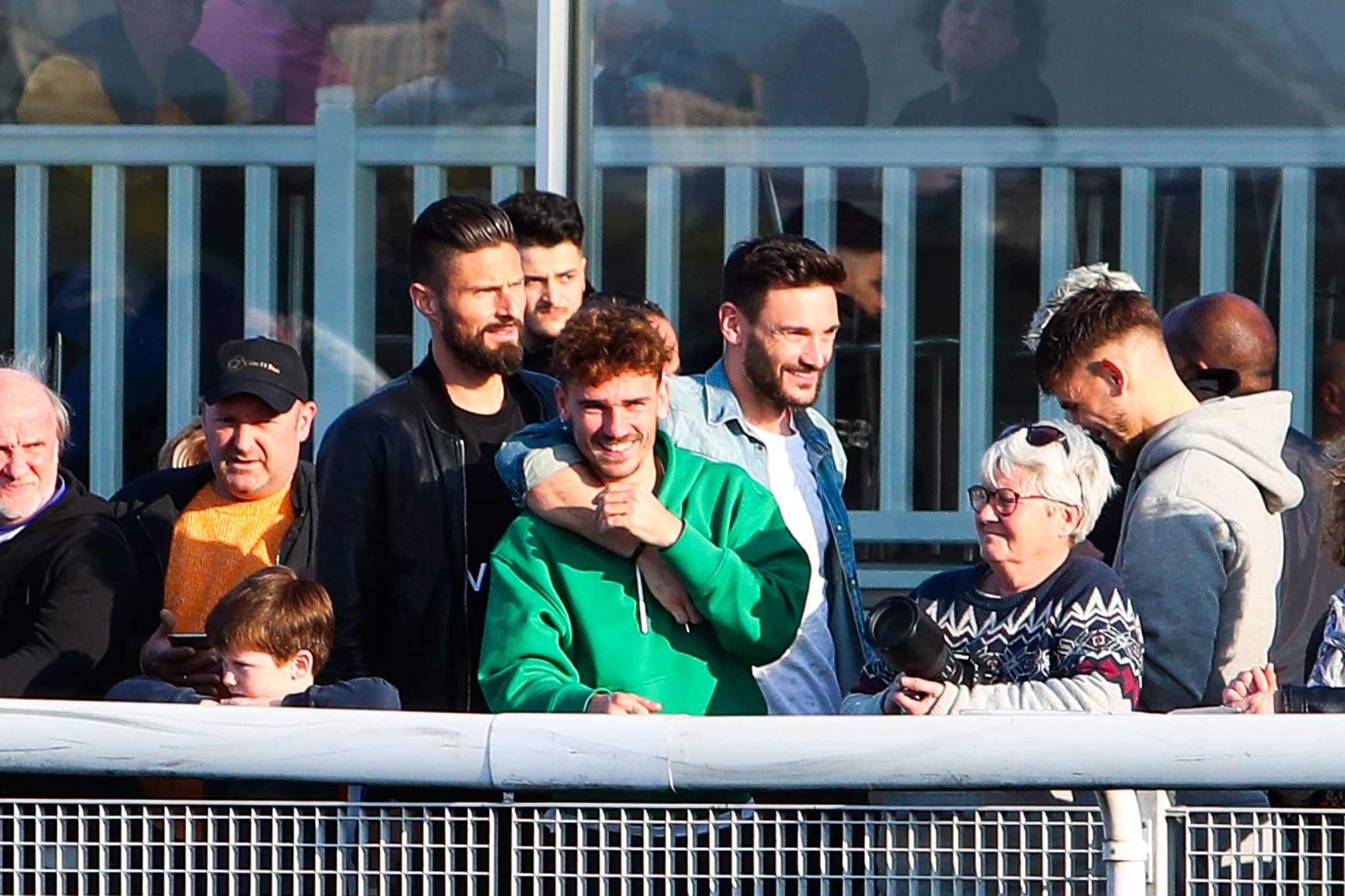 Foto: (IconSport) - Antoine Griezmann, Olivier Giroud e Hugo Lloris