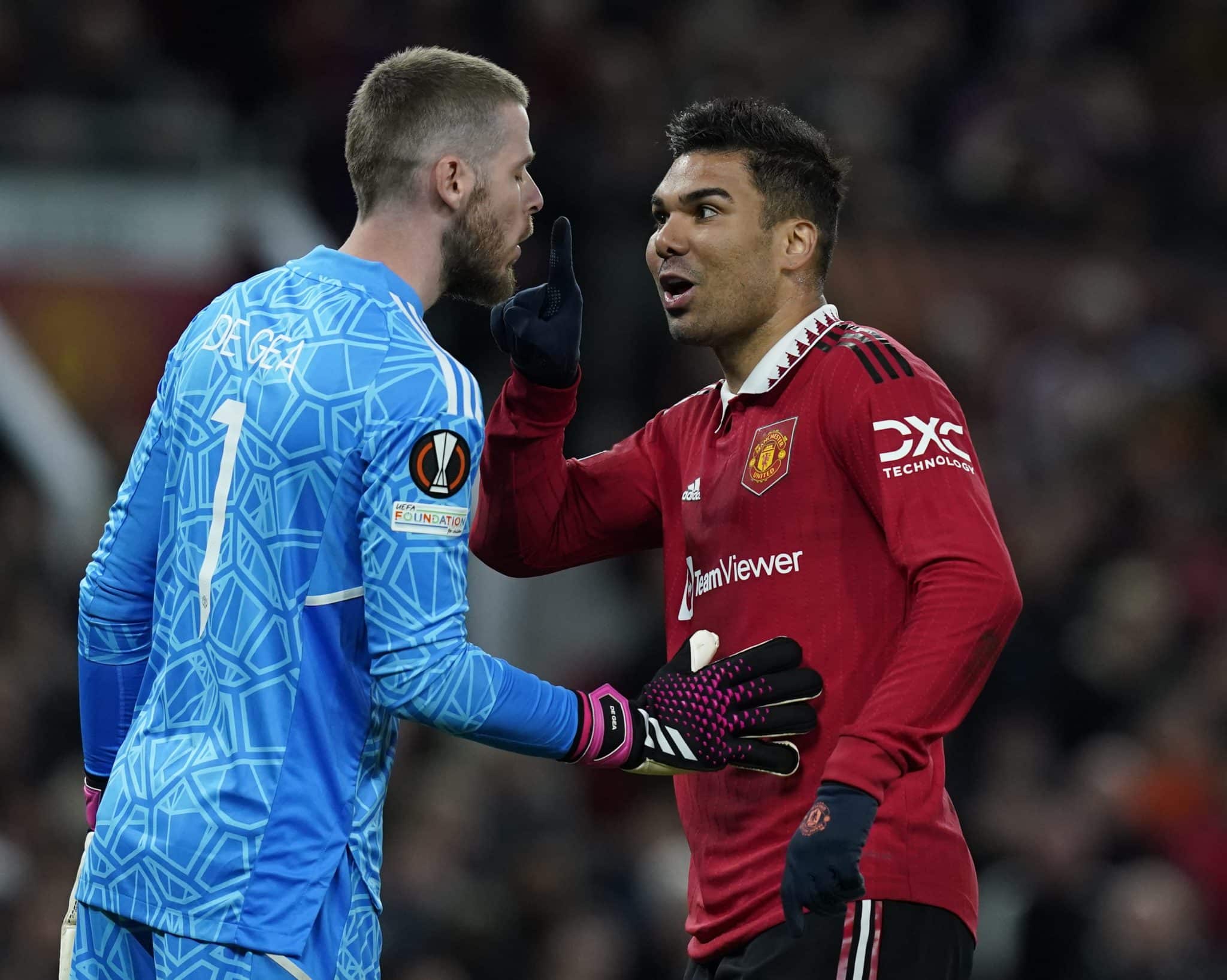 De Gea e Casemiro.