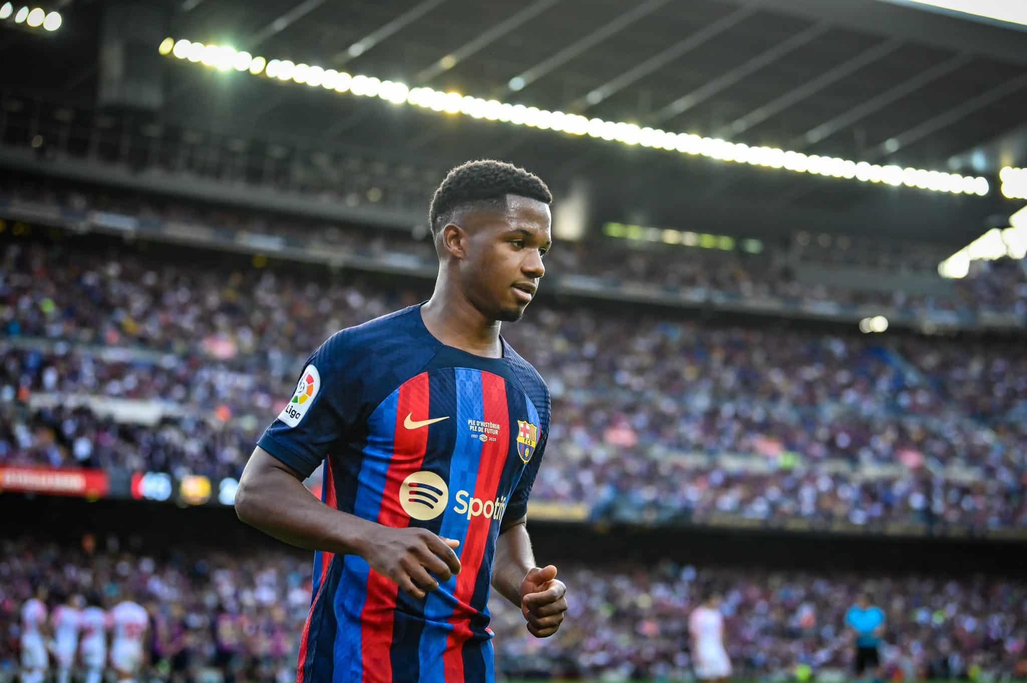 Foto: (IconSport) - Ansu Fati, do Barcelona