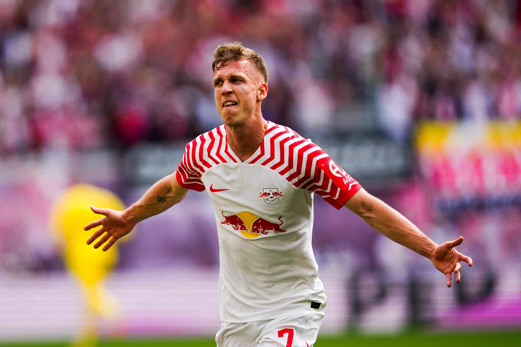 Na &uacute;ltima temporada, Dani Olmo marcou 8 gols e 5 assist&ecirc;ncias em 25 partidas pelo RB Leipzig. Foto: Icon Sport