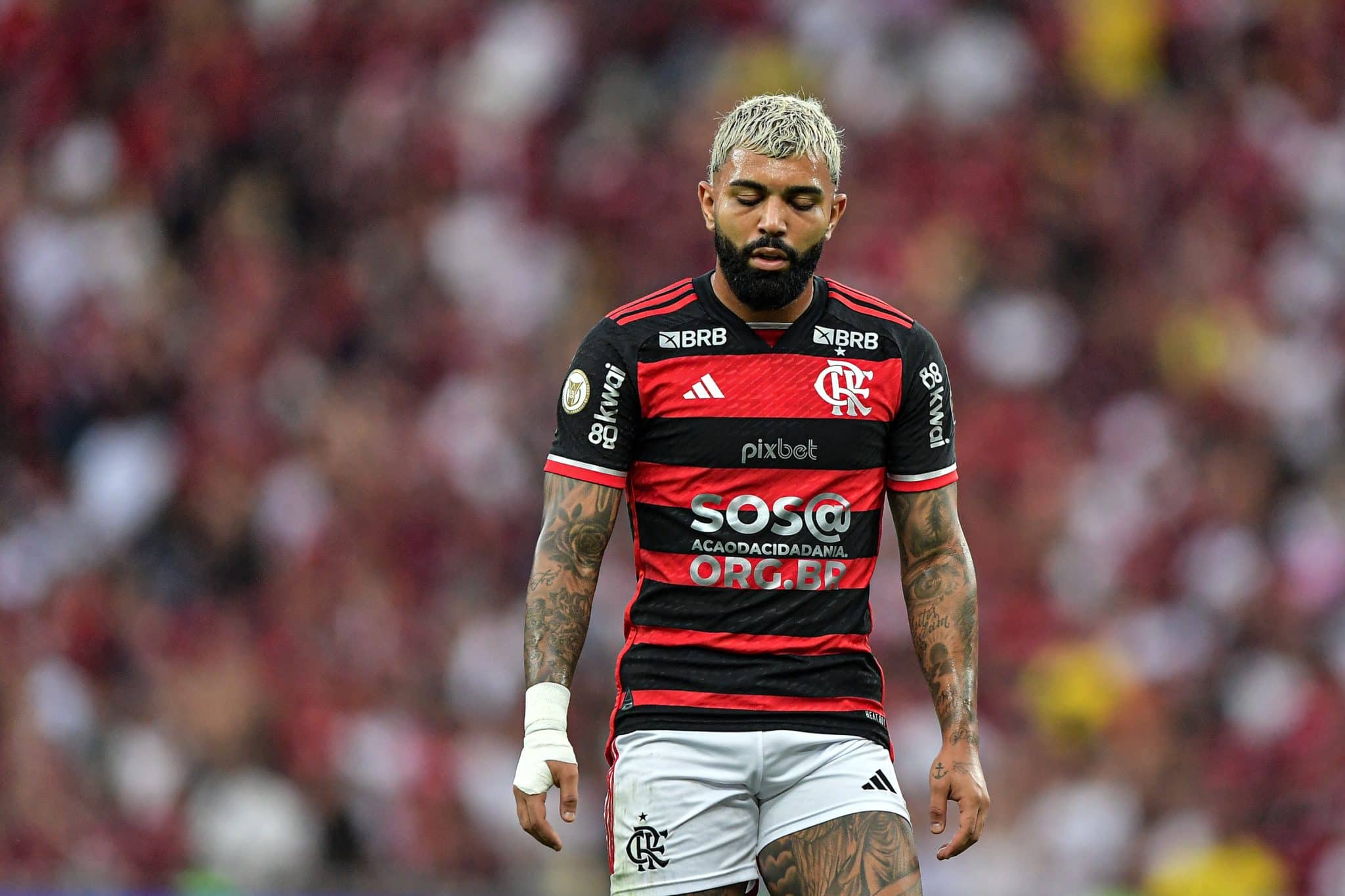 Foto: (IconSport) - Gabigol, do Flamengo