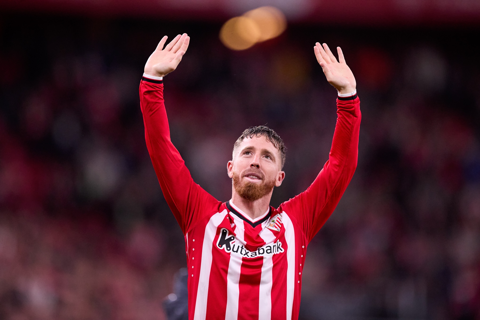 Muniain em seu jogo de despedida do Athletic Bilbao