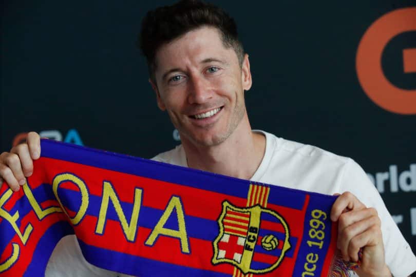 Lewandowski está tão confiante no Barcelona que até desafiou Mbappé e Real Madrid