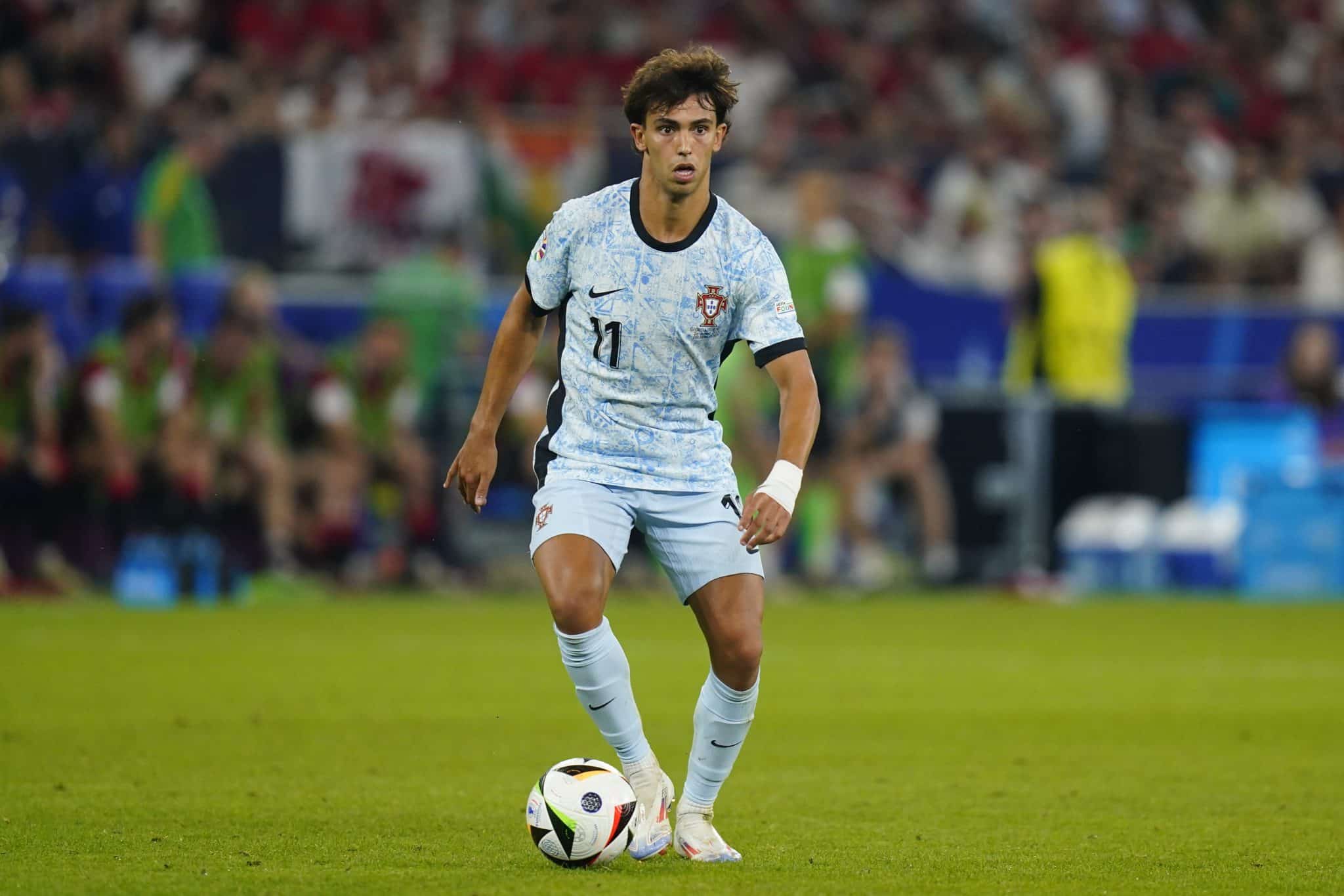Jo&atilde;o F&eacute;lix em a&ccedil;&atilde;o pela sele&ccedil;&atilde;o portuguesa