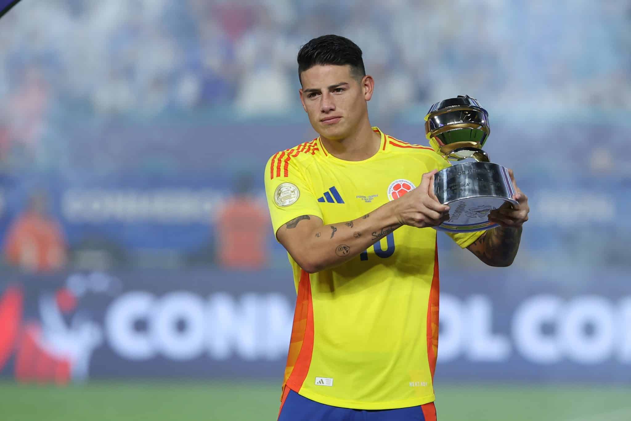 James Rodr&iacute;guez &eacute; eleito o craque da Copa Am&eacute;rica