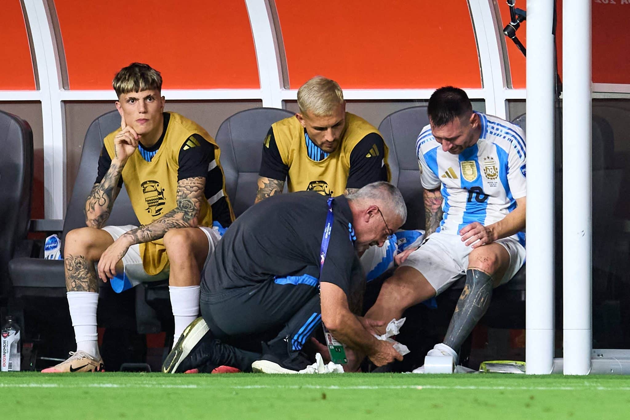 Foto: (IconSport) - Lionel Messi pela Argentina