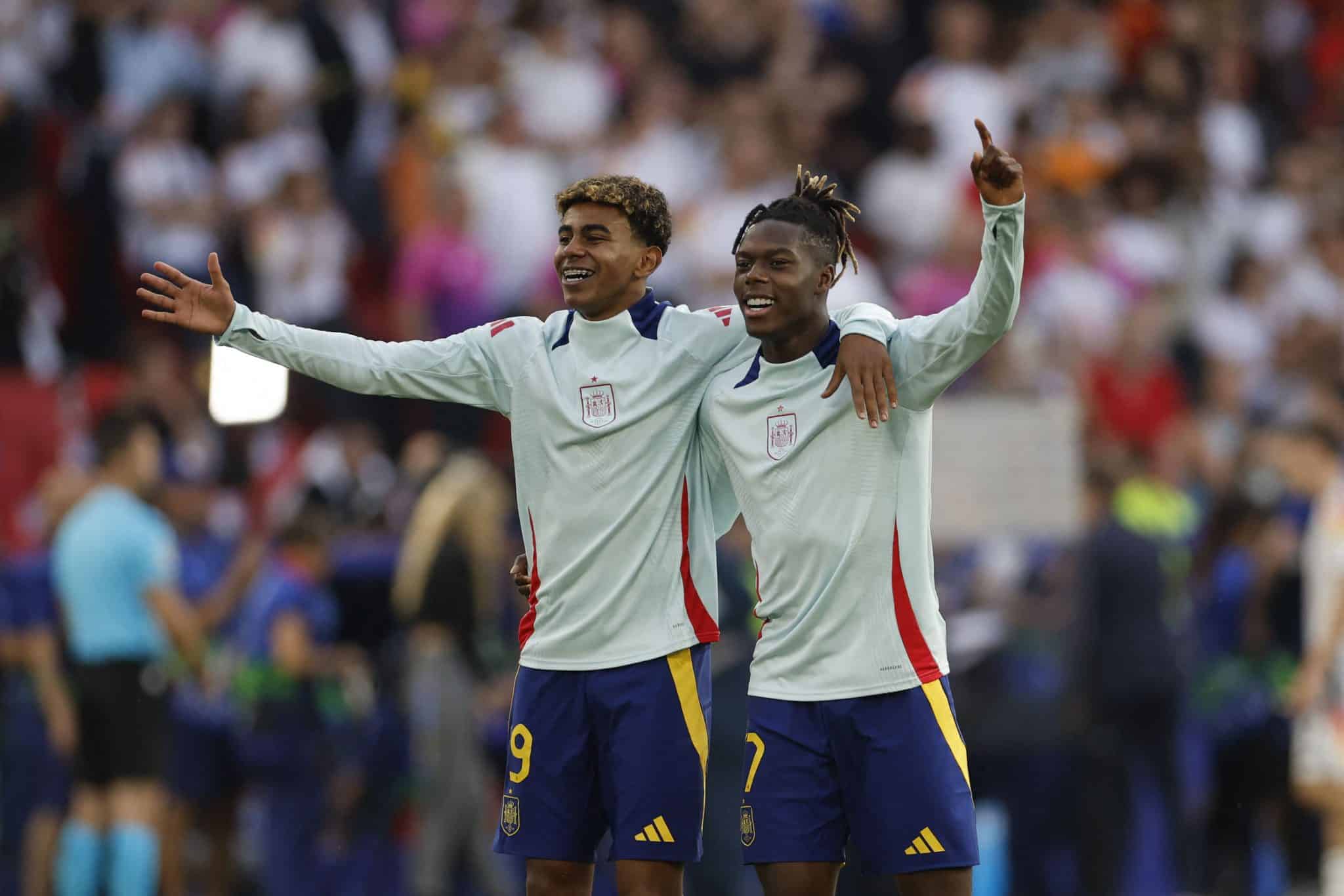 Dupla Yamal e Williams, amigos na Espanha que podem ser futuros companheiros no Barcelona