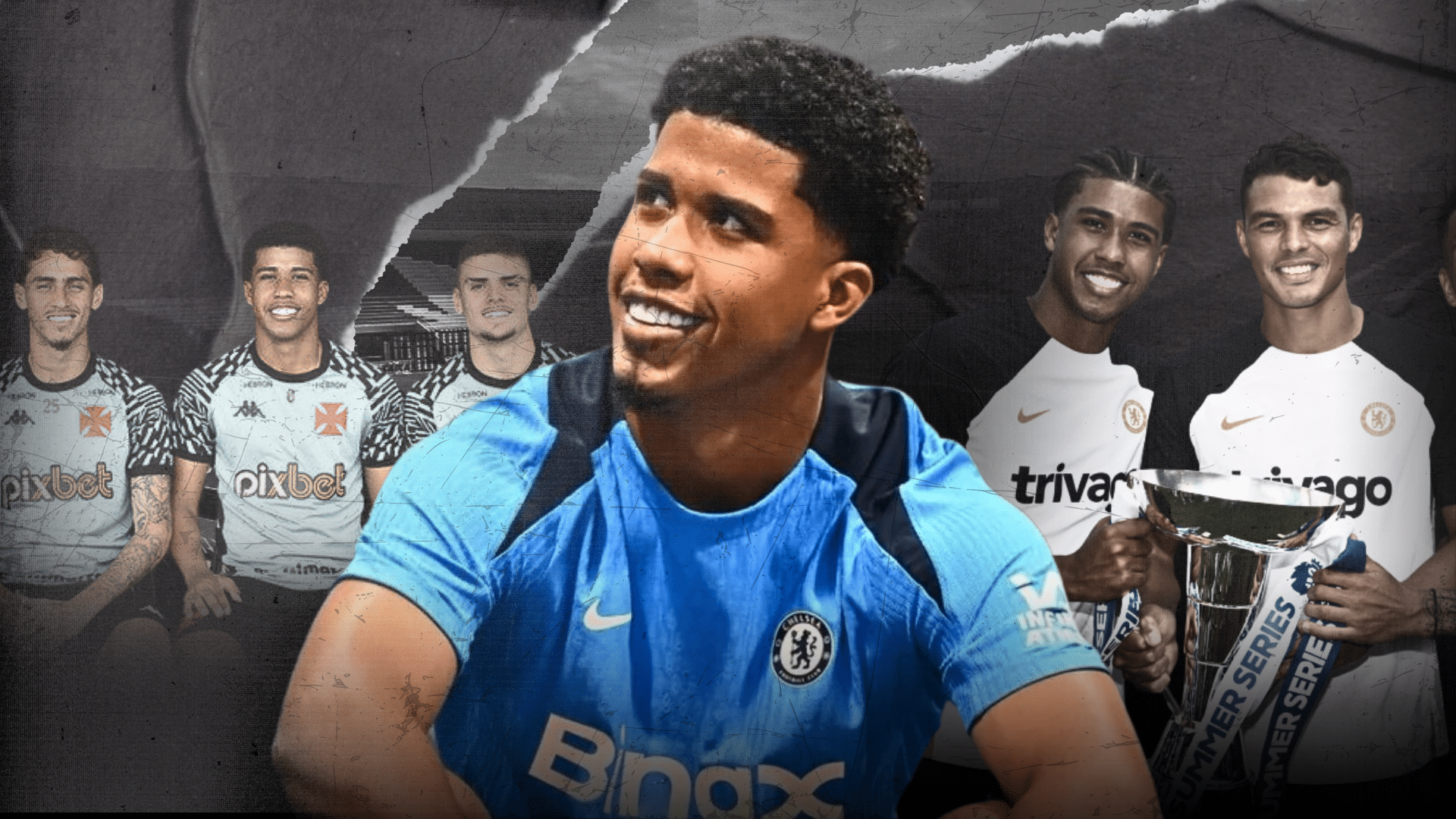 Andrey Santos planeja volta ao Vasco com Pec e Marlon, &eacute; f&atilde; de Thiago Silva e j&aacute; resenha com Est&ecirc;v&atilde;o