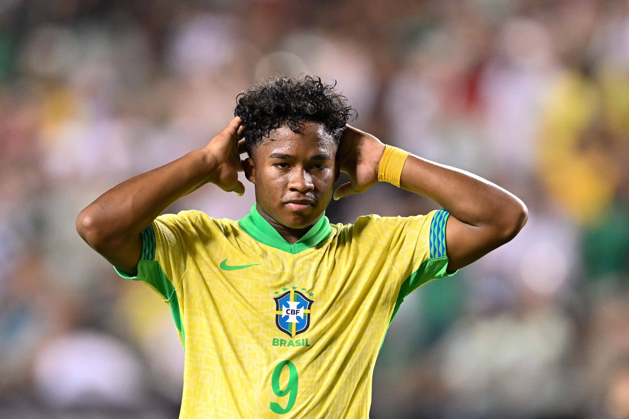 Endrick em a&ccedil;&atilde;o pela Sele&ccedil;&atilde;o Brasileira na Copa Am&eacute;rica