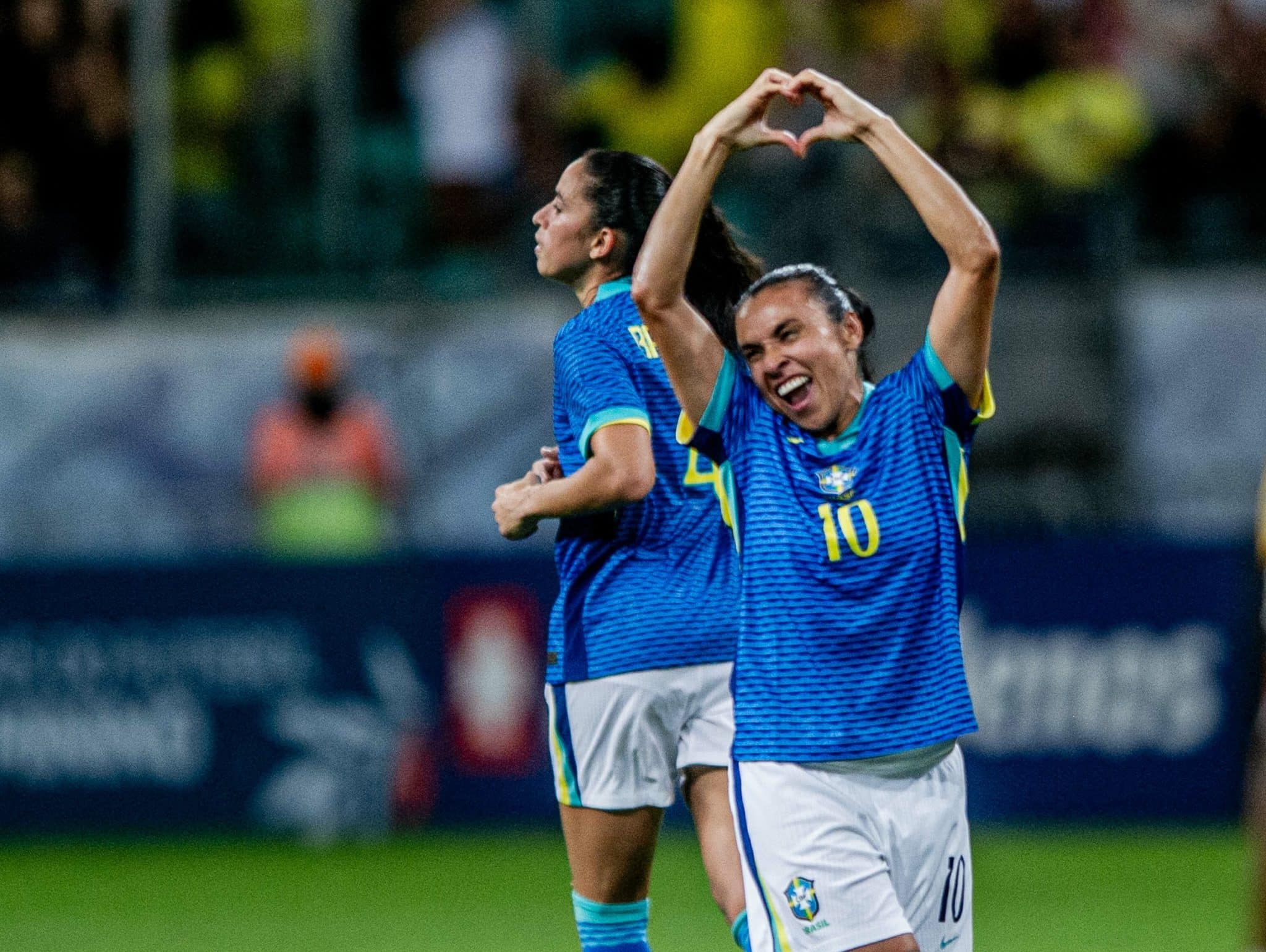 Marta &eacute; a segunda maior artilheira dos Jogos Ol&iacute;mpicos. 