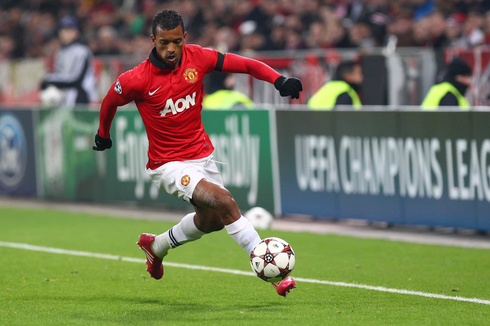Nani em campo pelo Manchester United