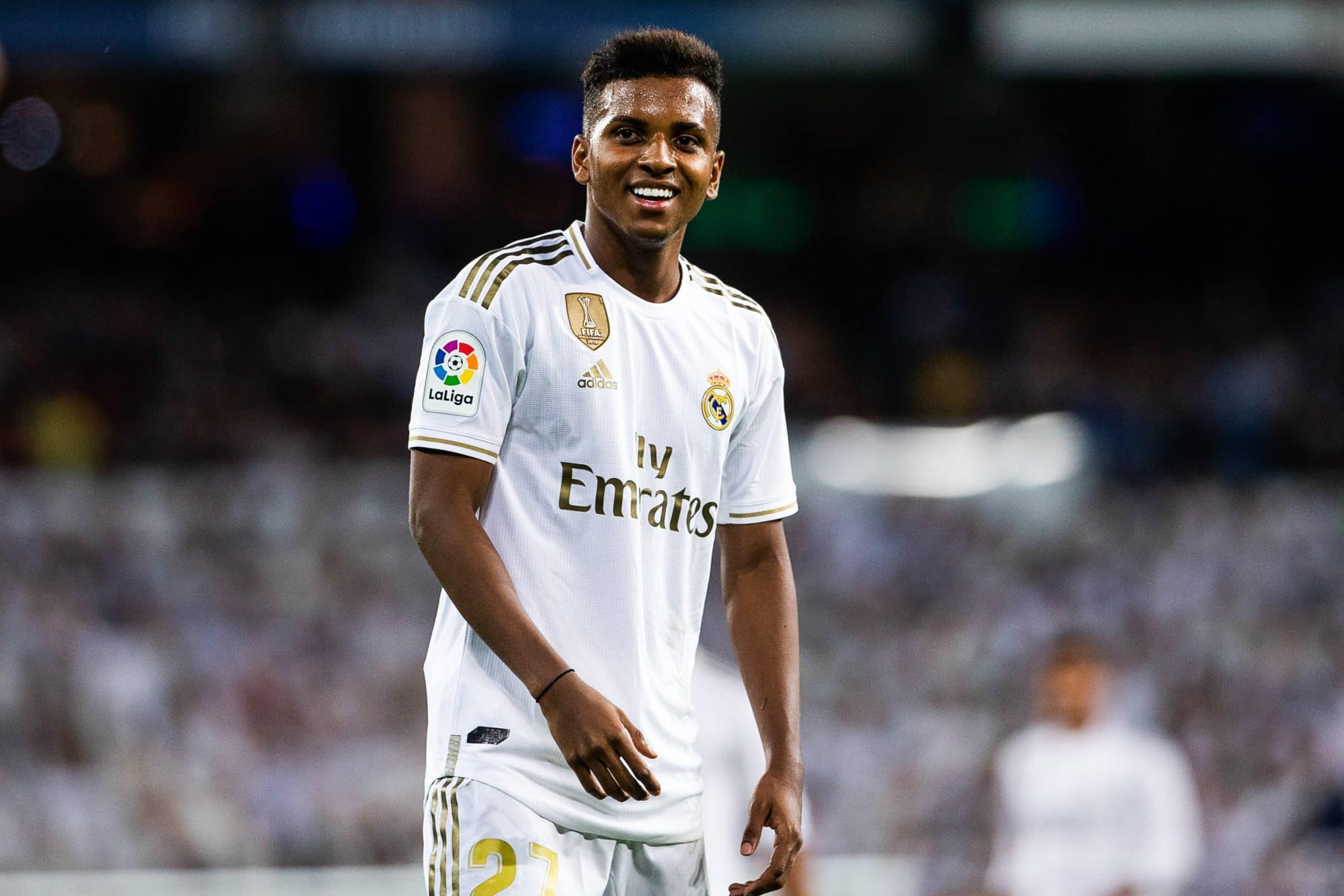 O garoto Rodrygo em 2019, primeiro ano pelo Real Madrid