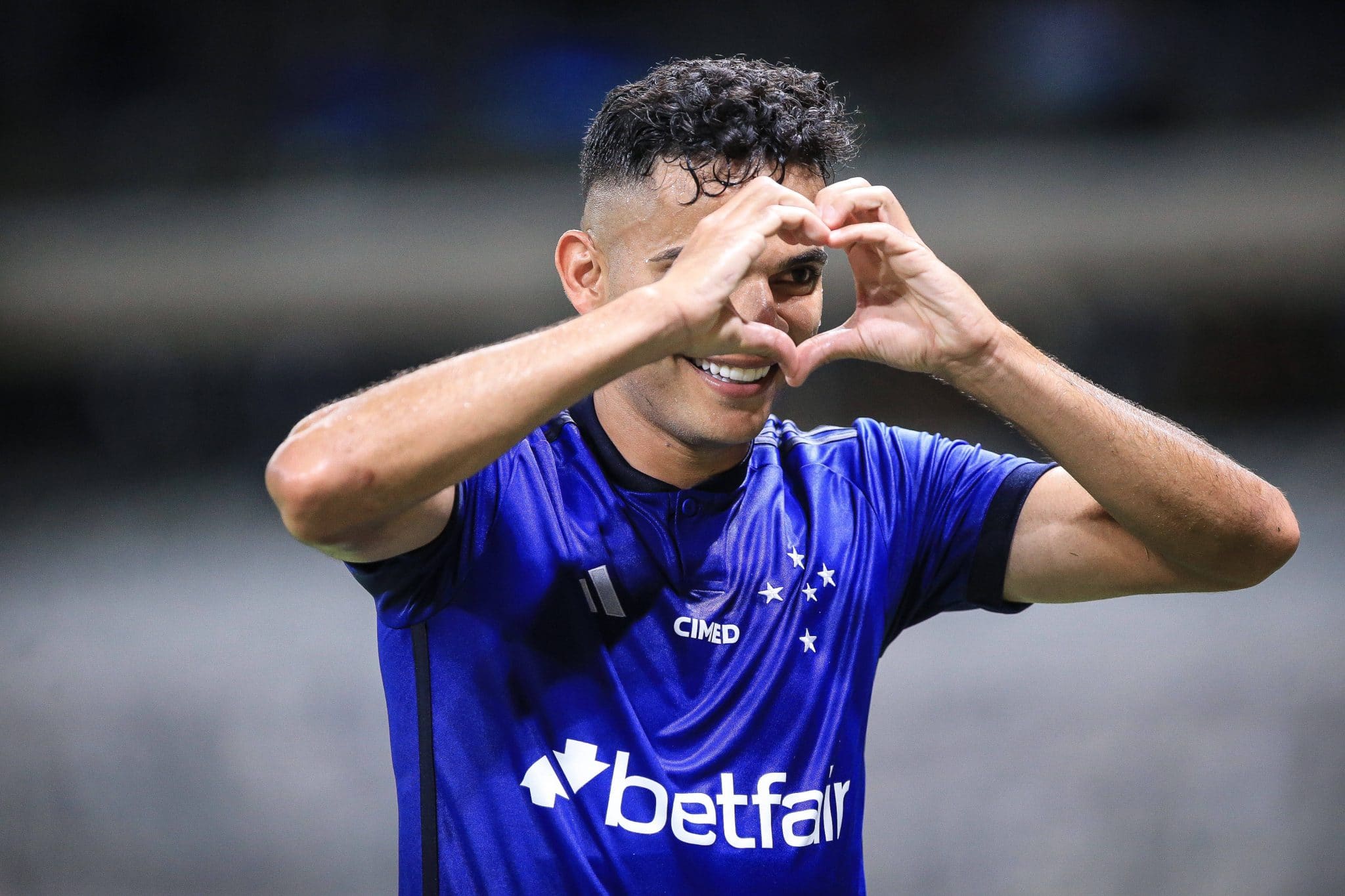Bruno Rodrigues comemora gol marcado pelo Cruzeiro sobre o Vasco no Brasileir&atilde;o de 2023