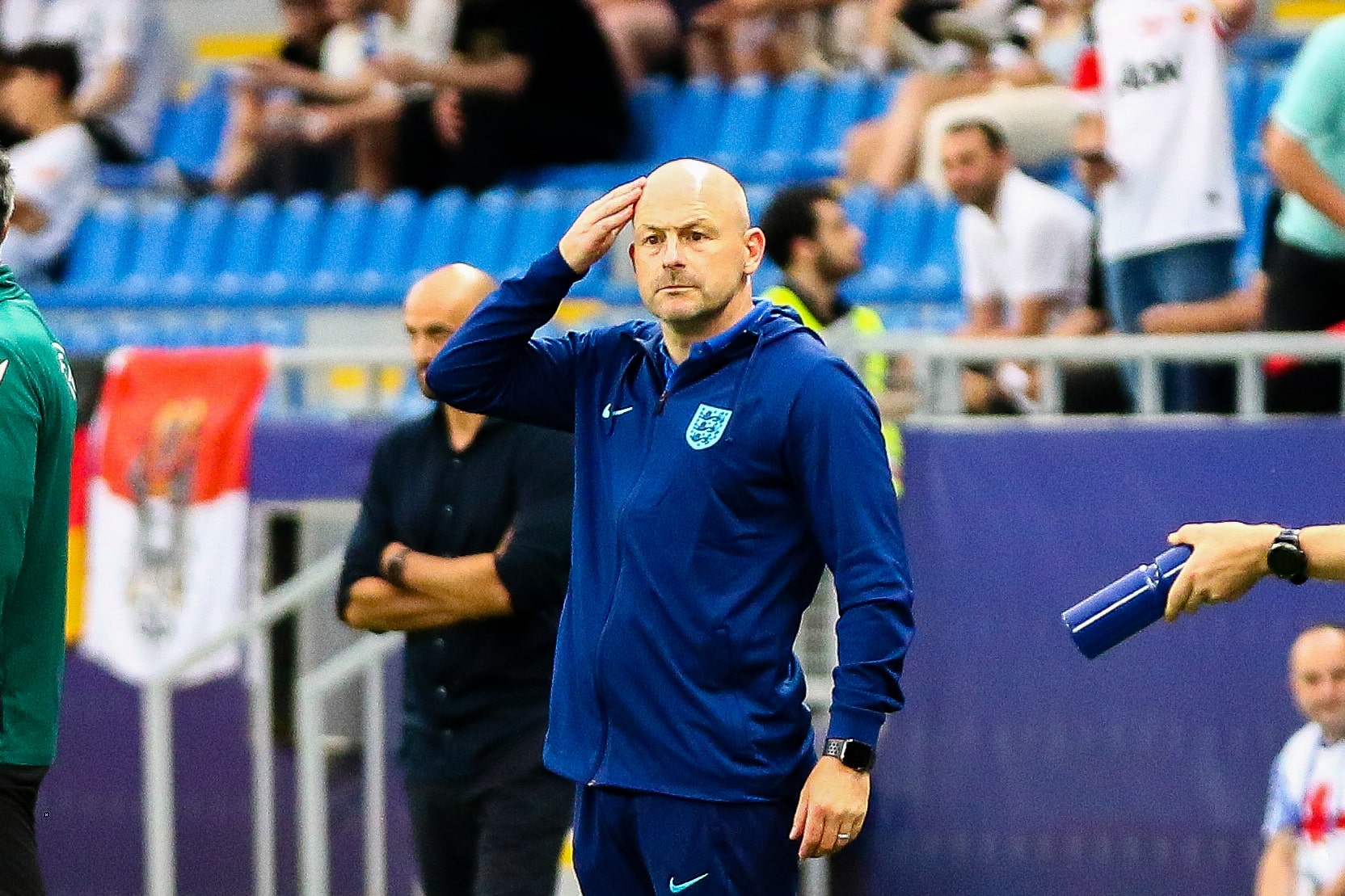Lee Carsley foi campe&atilde;o sub-21 pela Inglaterra na Eurocopa da categoria, em 2023. Foto: Icon Sport