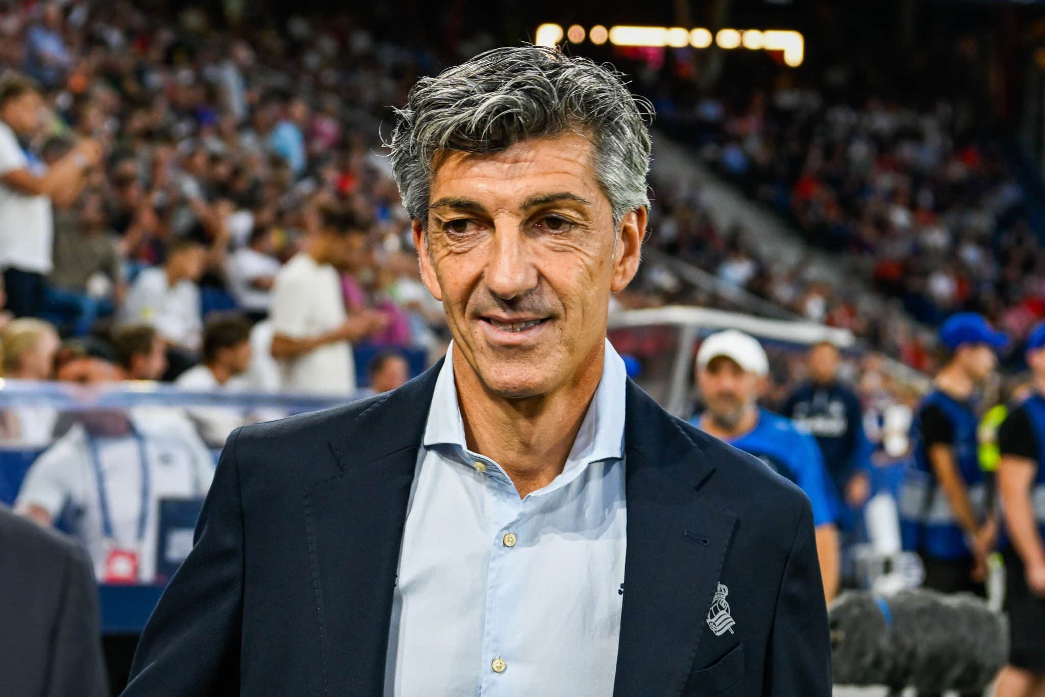 Imanol Alguacil em jogo da Real Sociedad