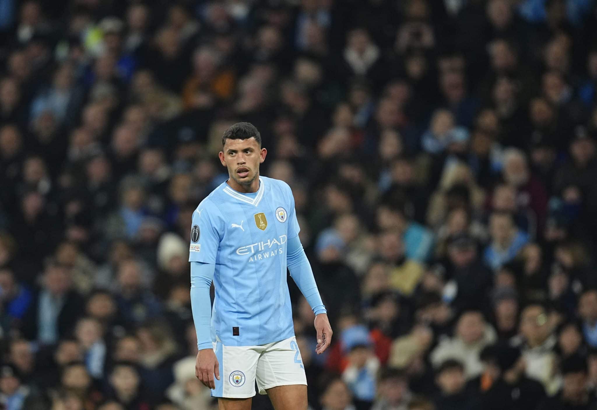 Matheus Nunes, meio-campista do Manchester City. Foto: Icon Sport