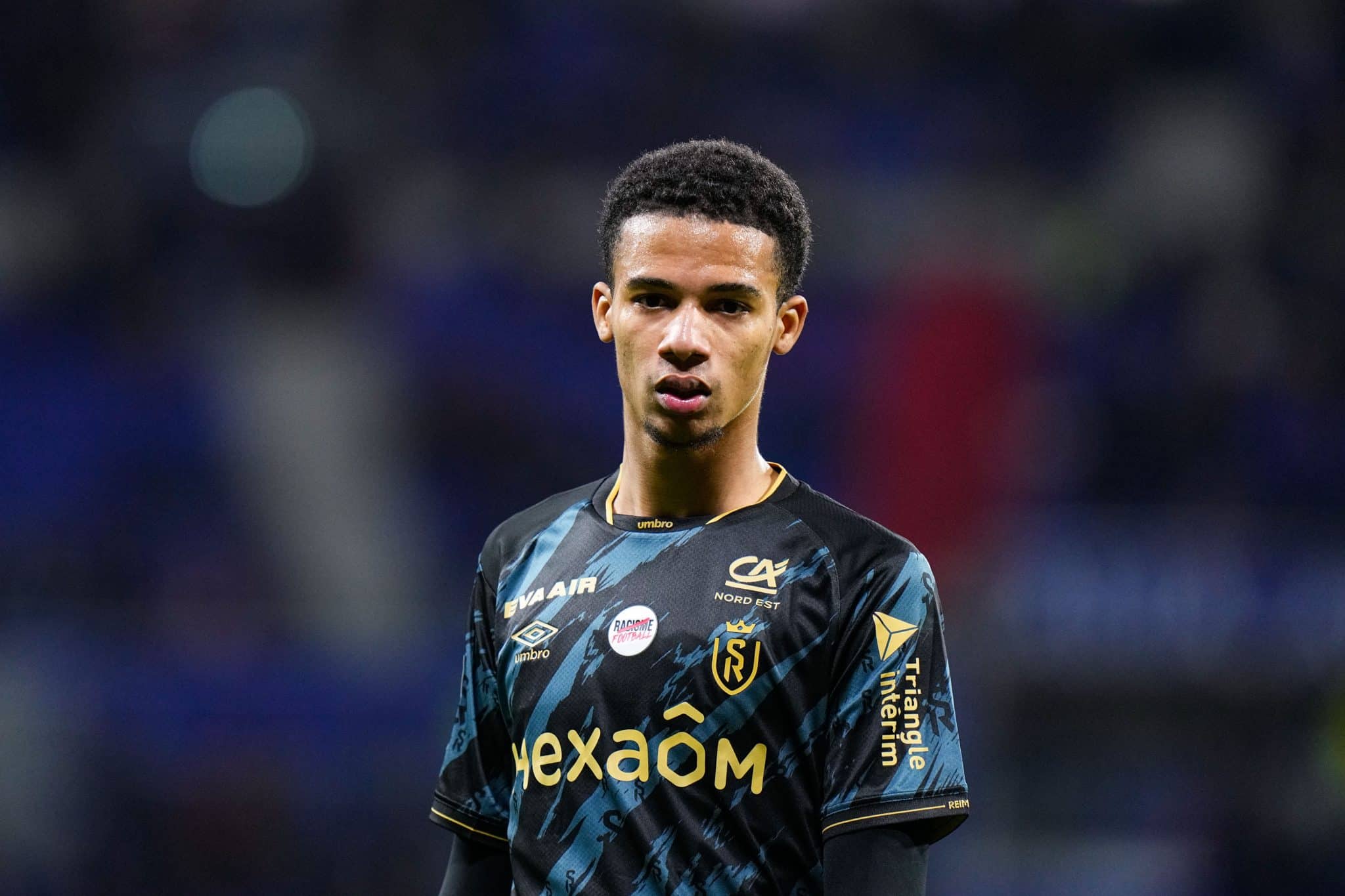 Richardson em a&ccedil;&atilde;o pelo Reims na temporada 2023/2024. Foto: Icon Sport