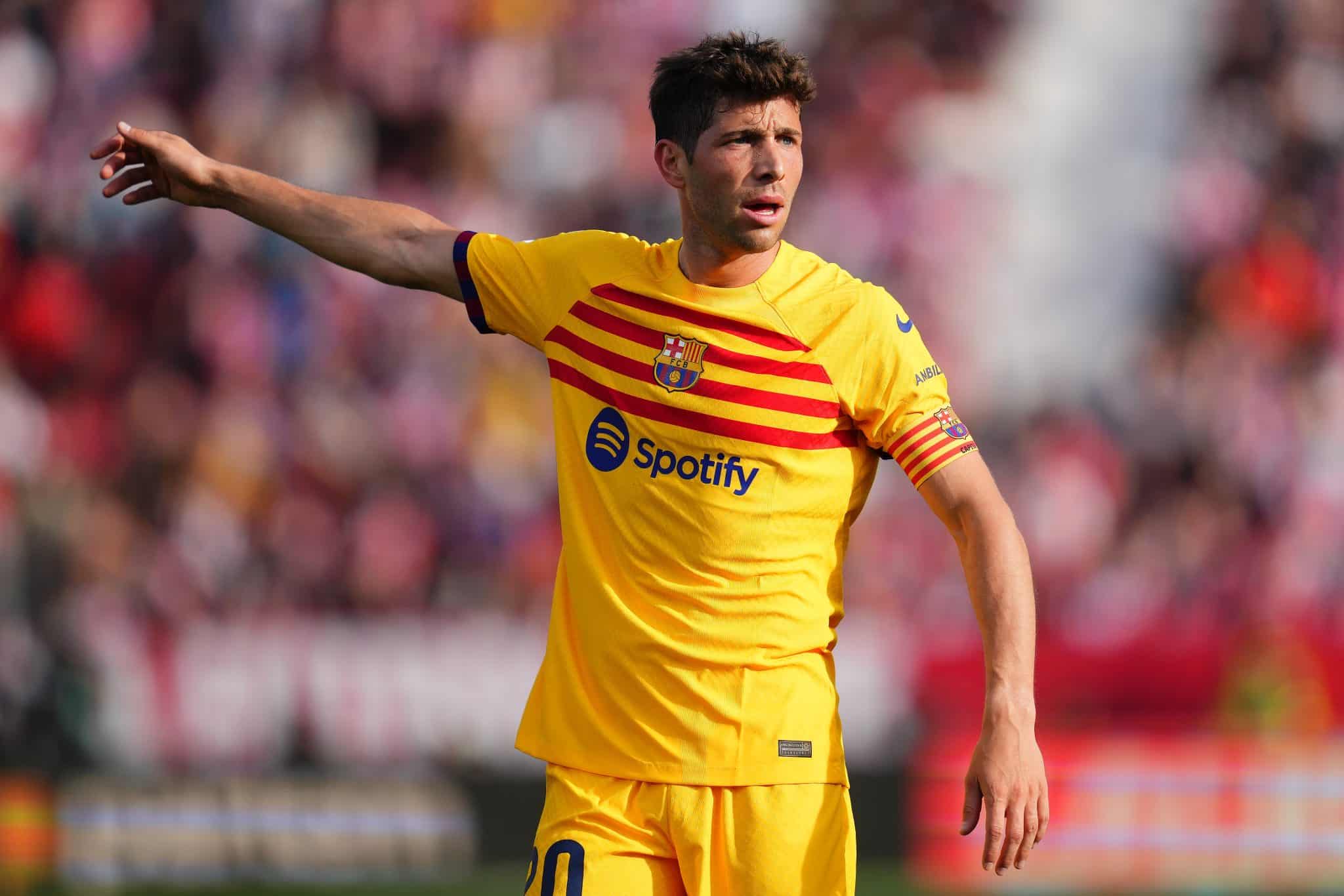 Sergi Roberto est&aacute; livre no mercado ap&oacute;s deixar o Barcelona. Foto: Icon Sport