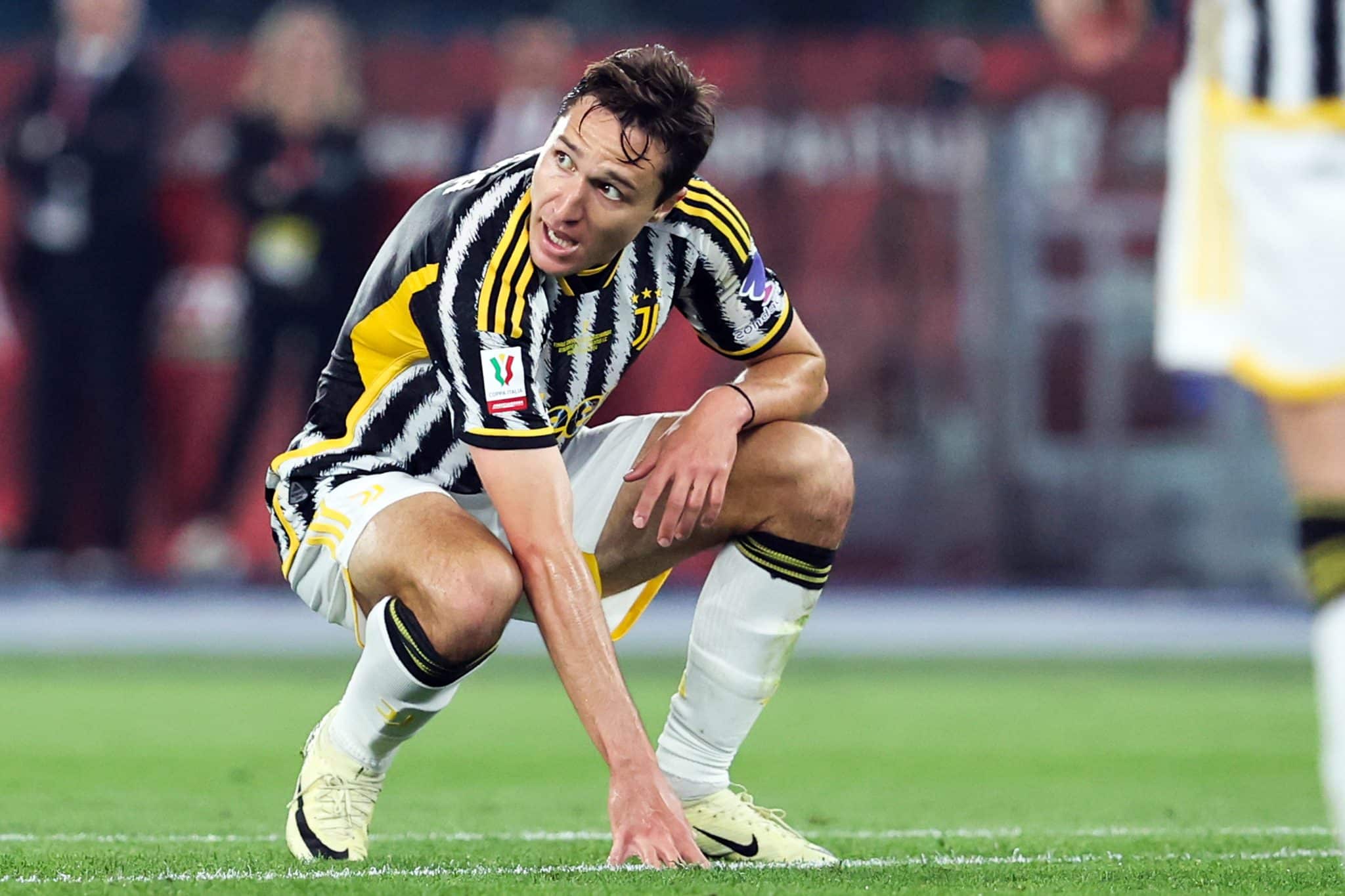 Chiesa em a&ccedil;&atilde;o pela Juventus na temporada 2023/2024. Foto: Icon Sport