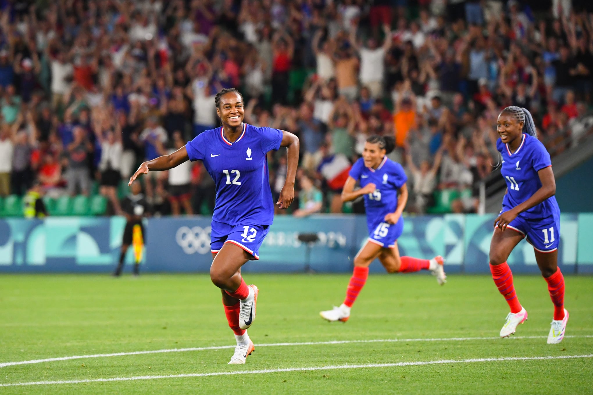 Katoto celebra gol pela sele&ccedil;&atilde;o francesa