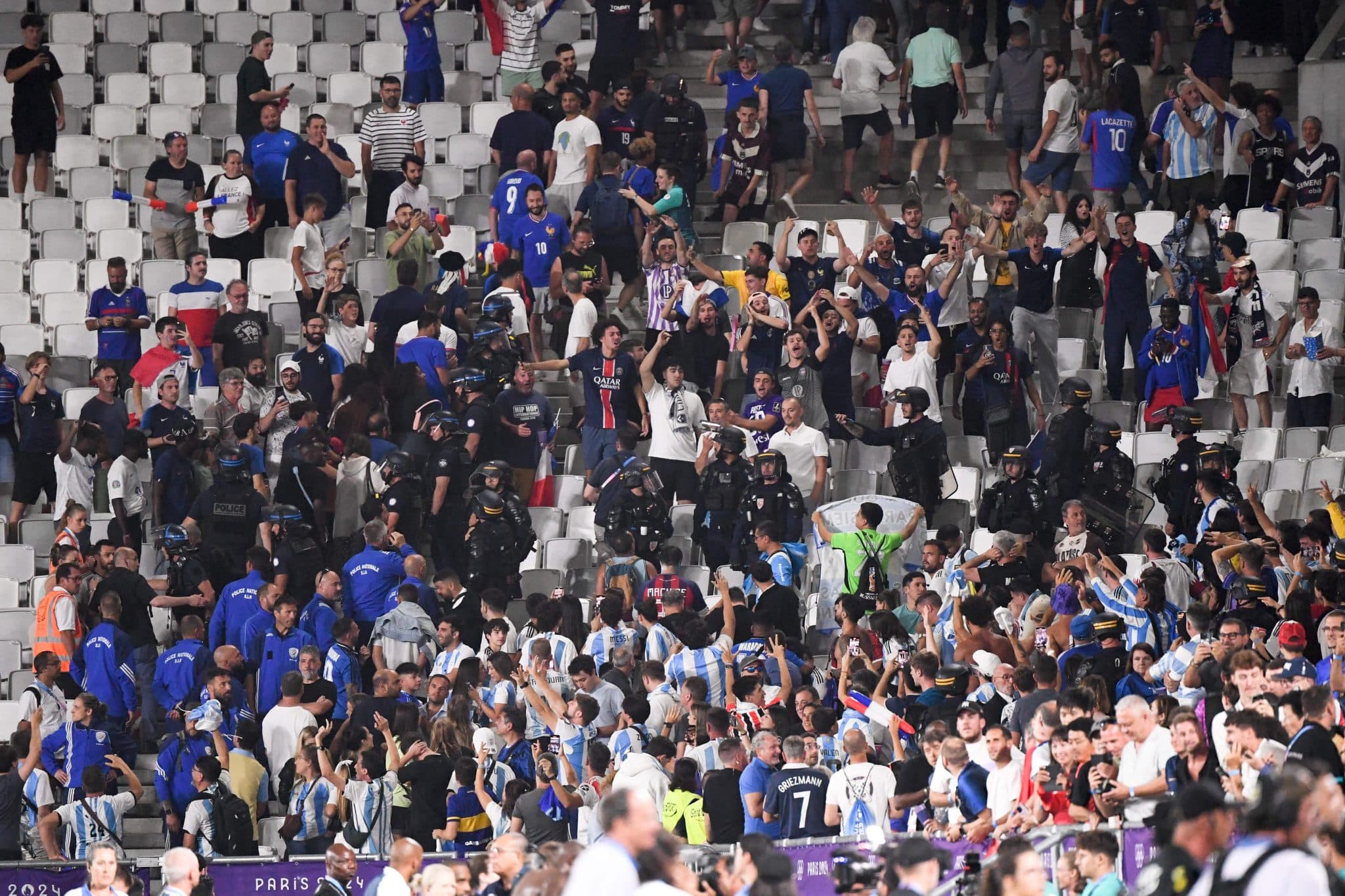 Setor onde havia maior concentra&ccedil;&atilde;o de torcedores argentinos