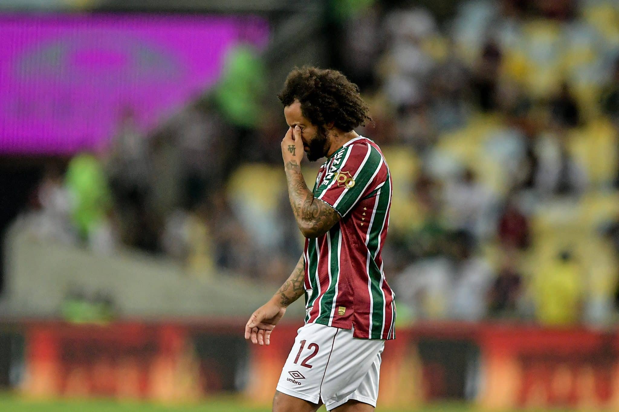Marcelo saiu lesionado em elimina&ccedil;&atilde;o do Fluminense na Copa do Brasil - Foto: Icon sport
