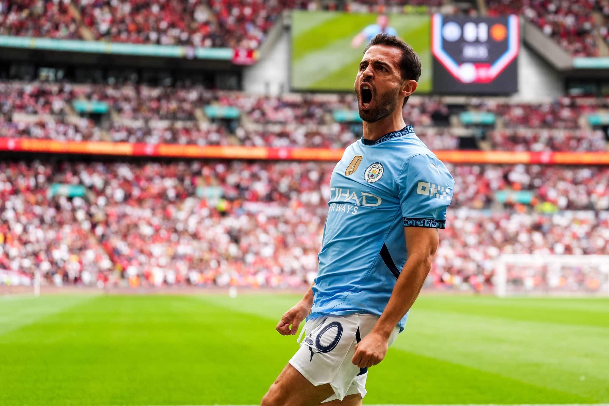 Bernardo Silva, meio-campista do Manchester City. Foto: Icon Sport
